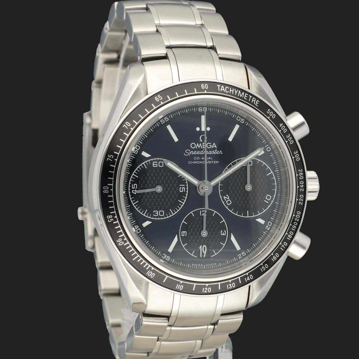 Omega Speedmaster Racing 326.30.40.50.03.001 (Unknown (random serial)) - Blue dial 40 mm Steel case (4/8)