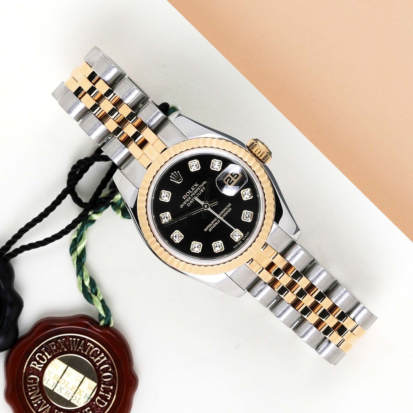 Rolex Lady-Datejust 179173 (2005) - 26mm Goud/Staal (1/8)