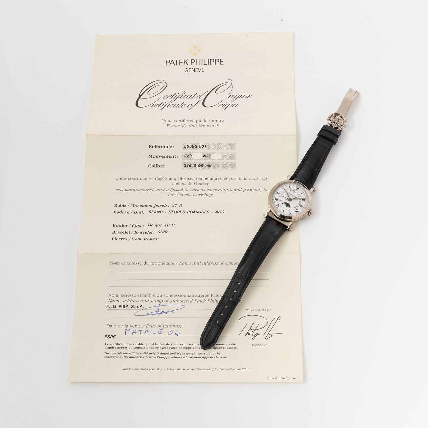 Patek Philippe Perpetual Calendar 5059G - (3/8)