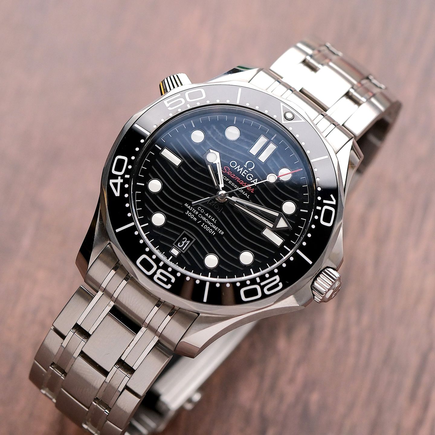 Omega Seamaster Diver 300 M 210.30.42.20.01.001 (1993) - Zwart wijzerplaat 42mm Staal (1/7)