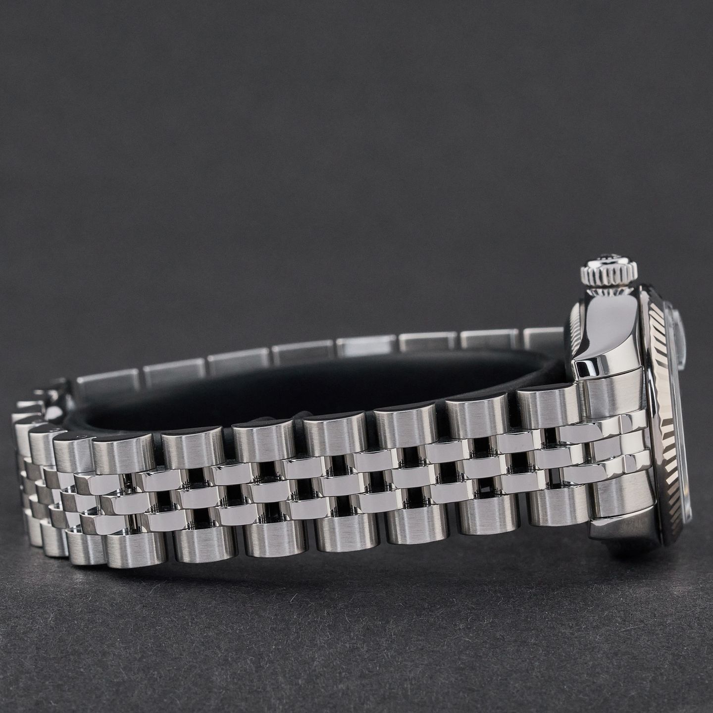 Rolex Lady-Datejust 179174 (2014) - Black dial 26 mm Steel case (6/8)