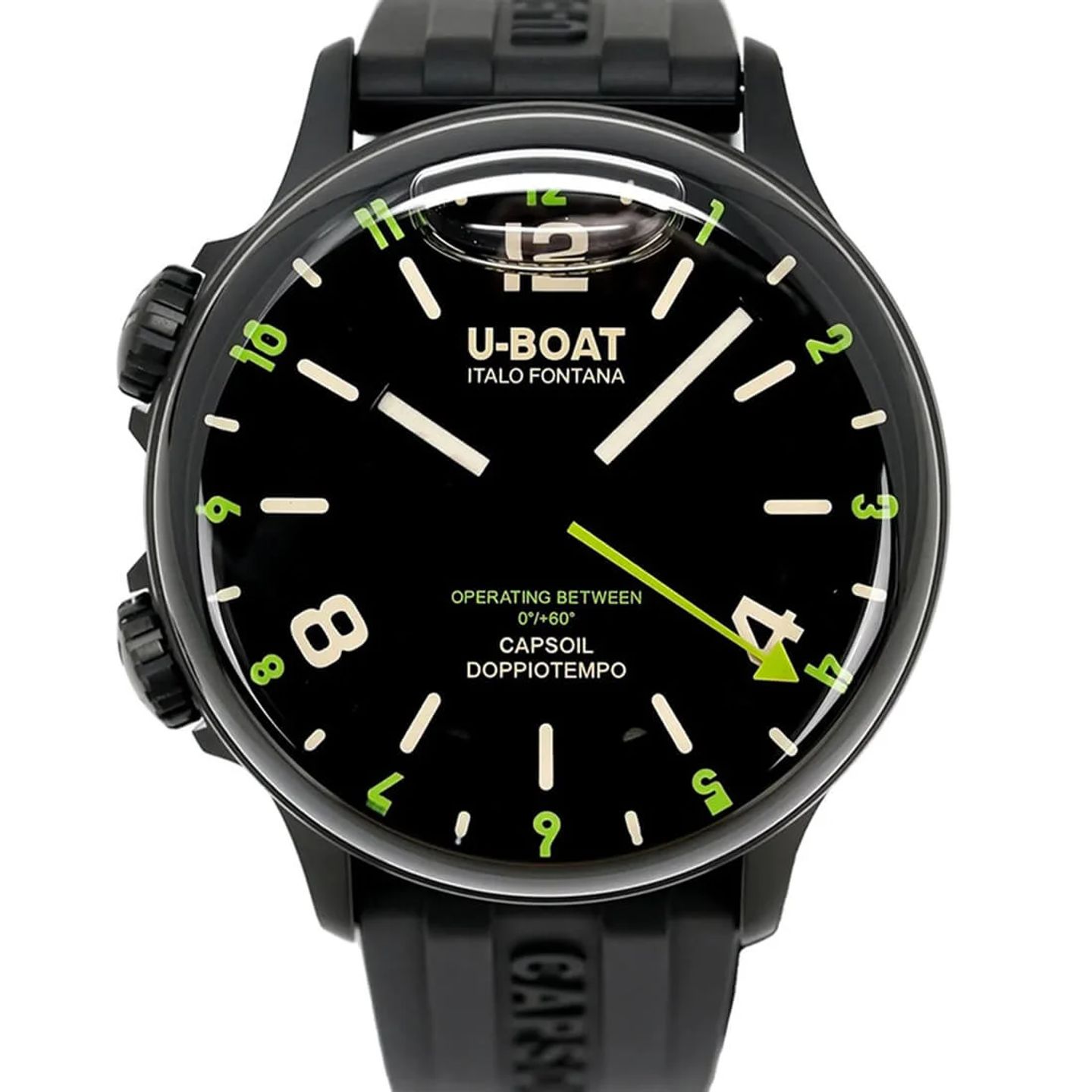 U-Boat Capsoil 8840 (2024) - Zwart wijzerplaat 46mm Staal (2/3)