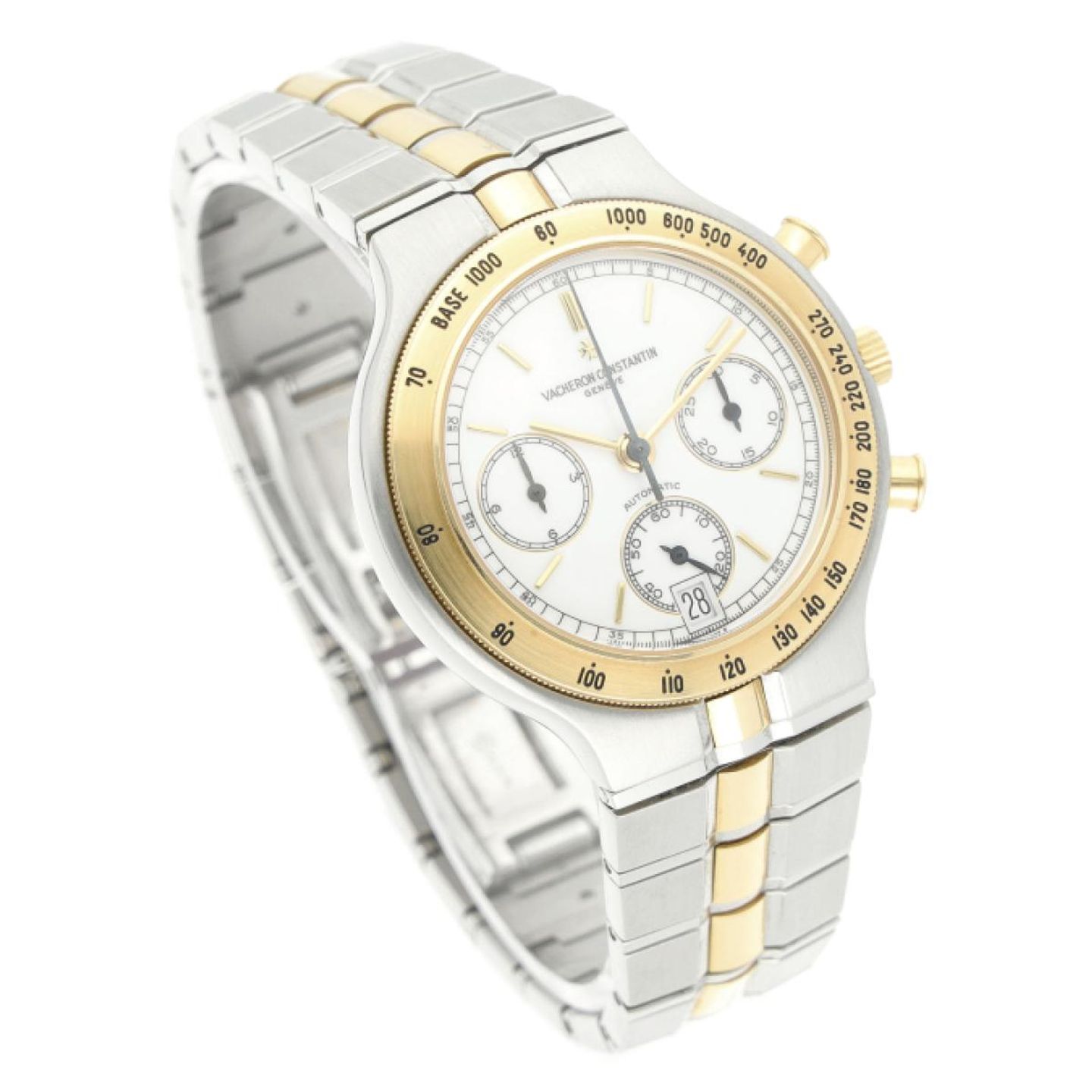 Vacheron Constantin Unknown 49001 (1990) - White dial 36 mm Gold/Steel case (3/7)