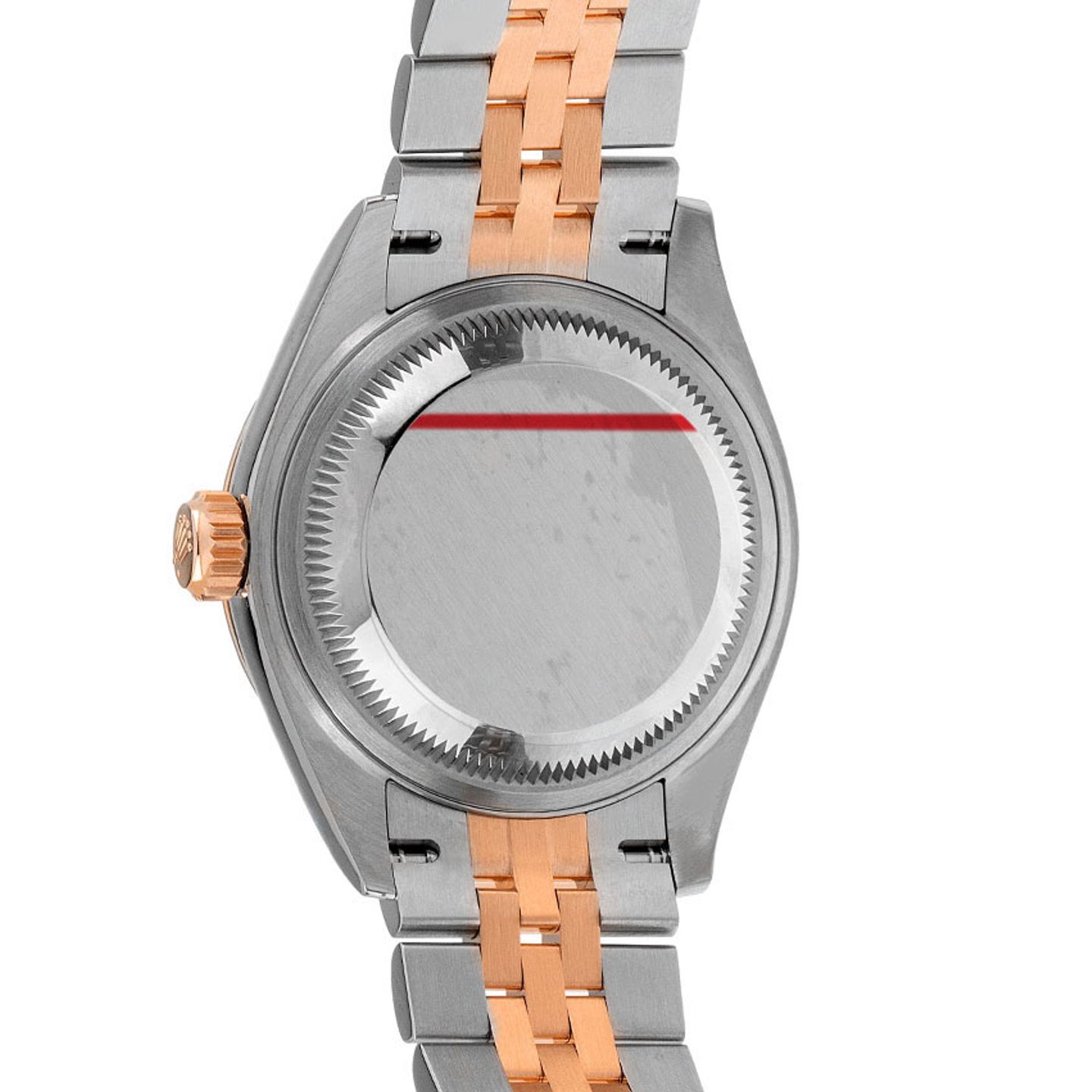 Rolex Lady-Datejust 279171 (2021) - Brown dial 28 mm Gold/Steel case (6/7)