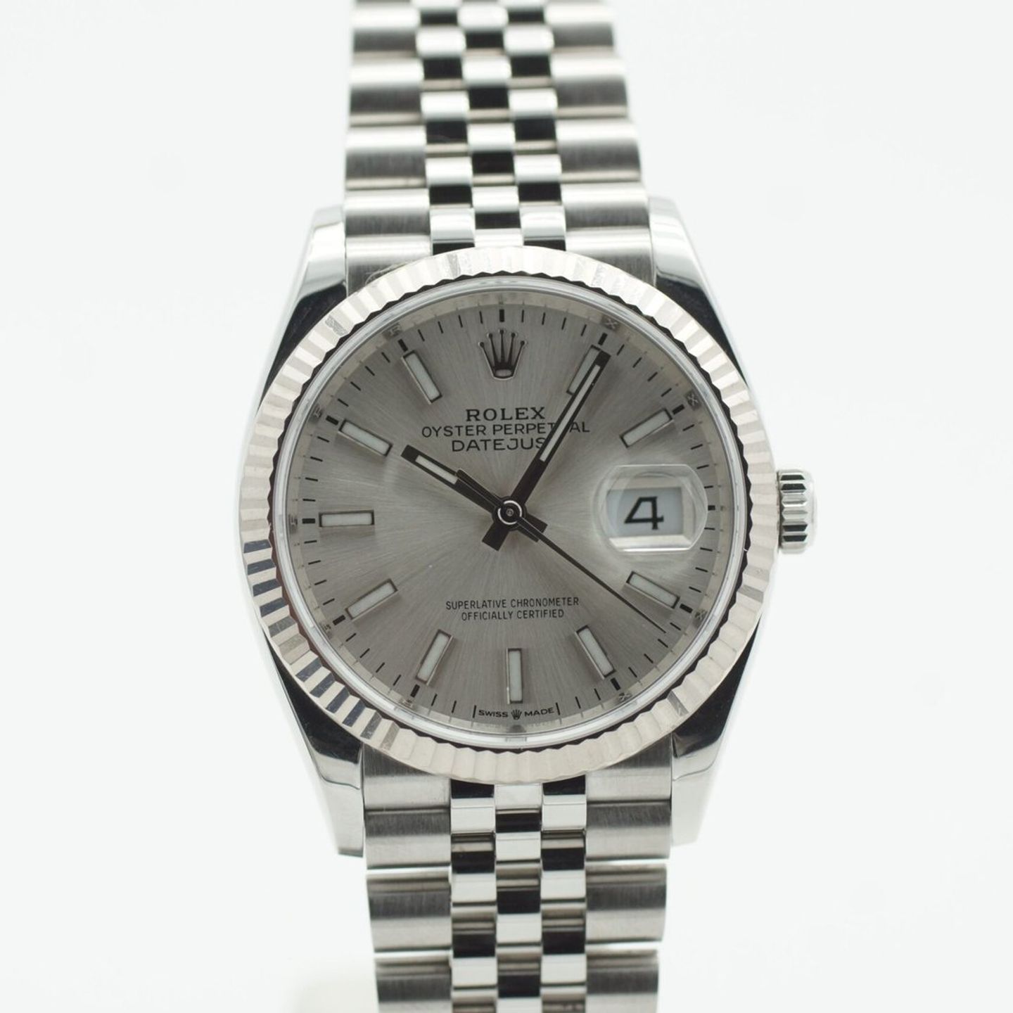 Rolex Datejust 36 126234 (2020) - Silver dial 36 mm Steel case (2/8)
