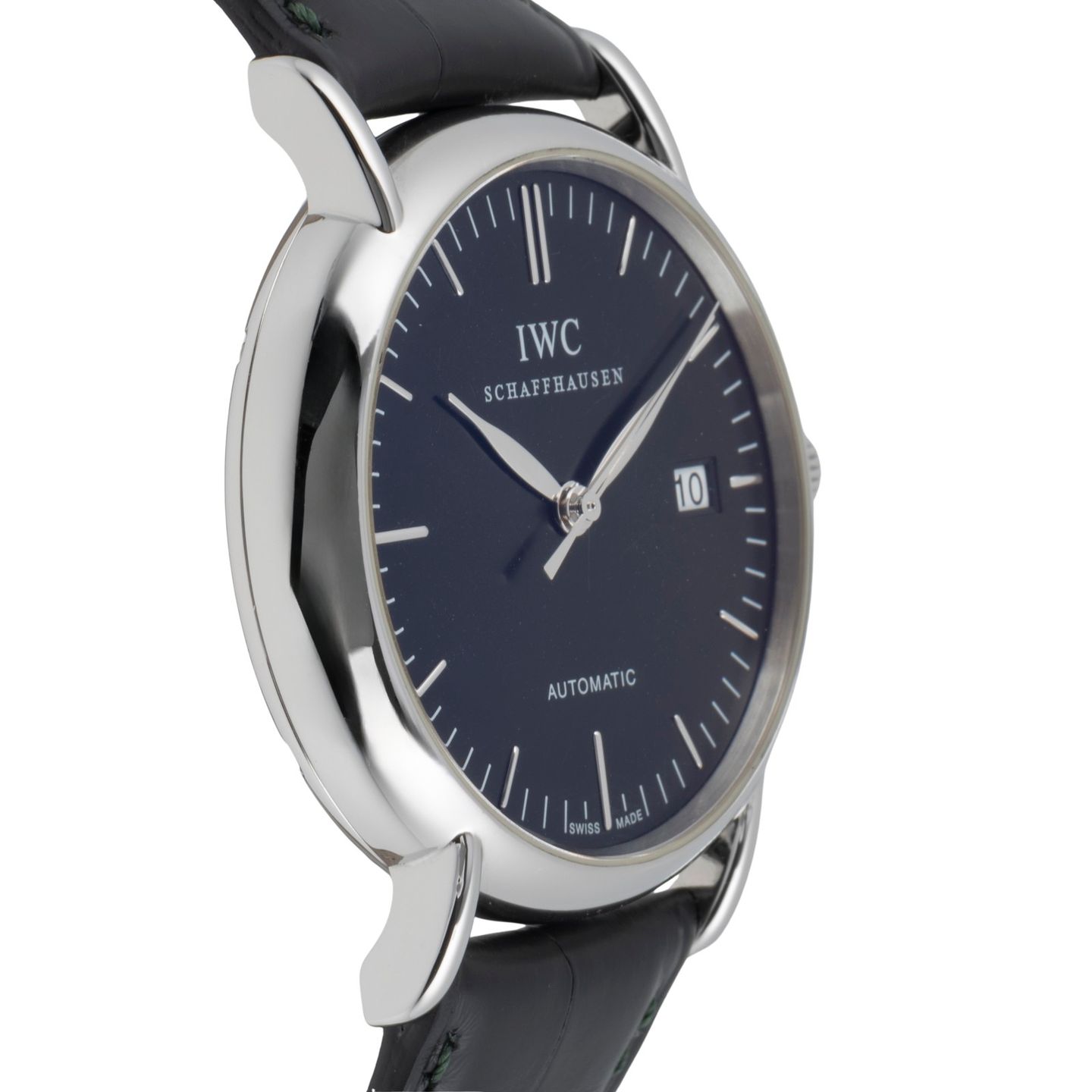 IWC Portofino Automatic IW356308 (Unknown (random serial)) - Black dial 39 mm Steel case (7/8)