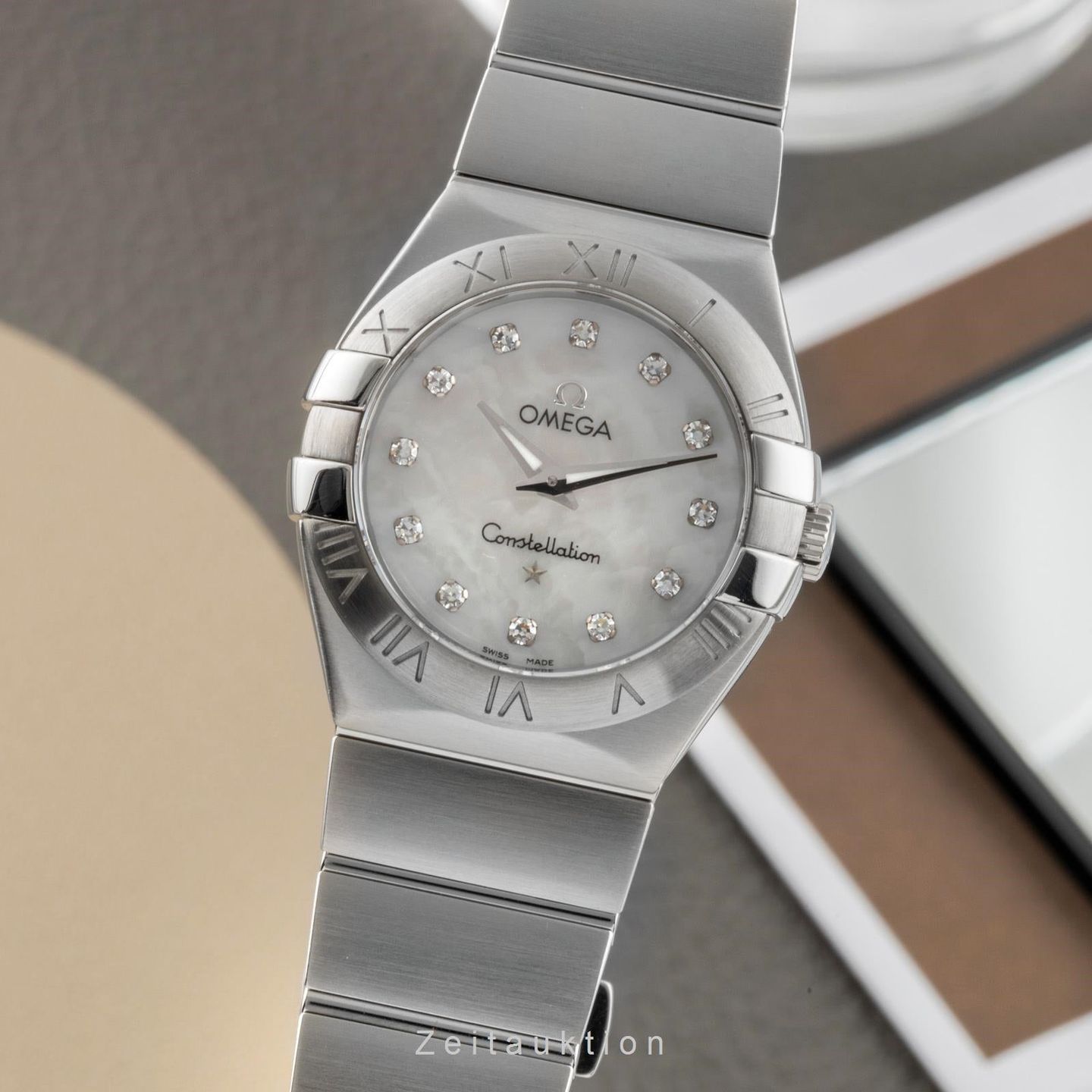 Omega Constellation Quartz 123.10.27.60.05.001 (2014) - 27mm Staal (1/8)