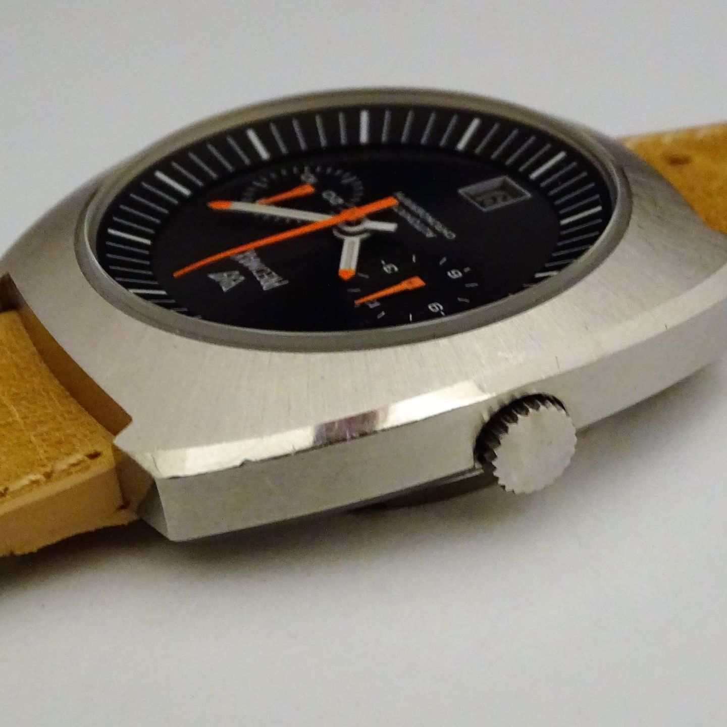 Precimax Vintage Unknown (1970) - Grey dial 43 mm Steel case (5/8)