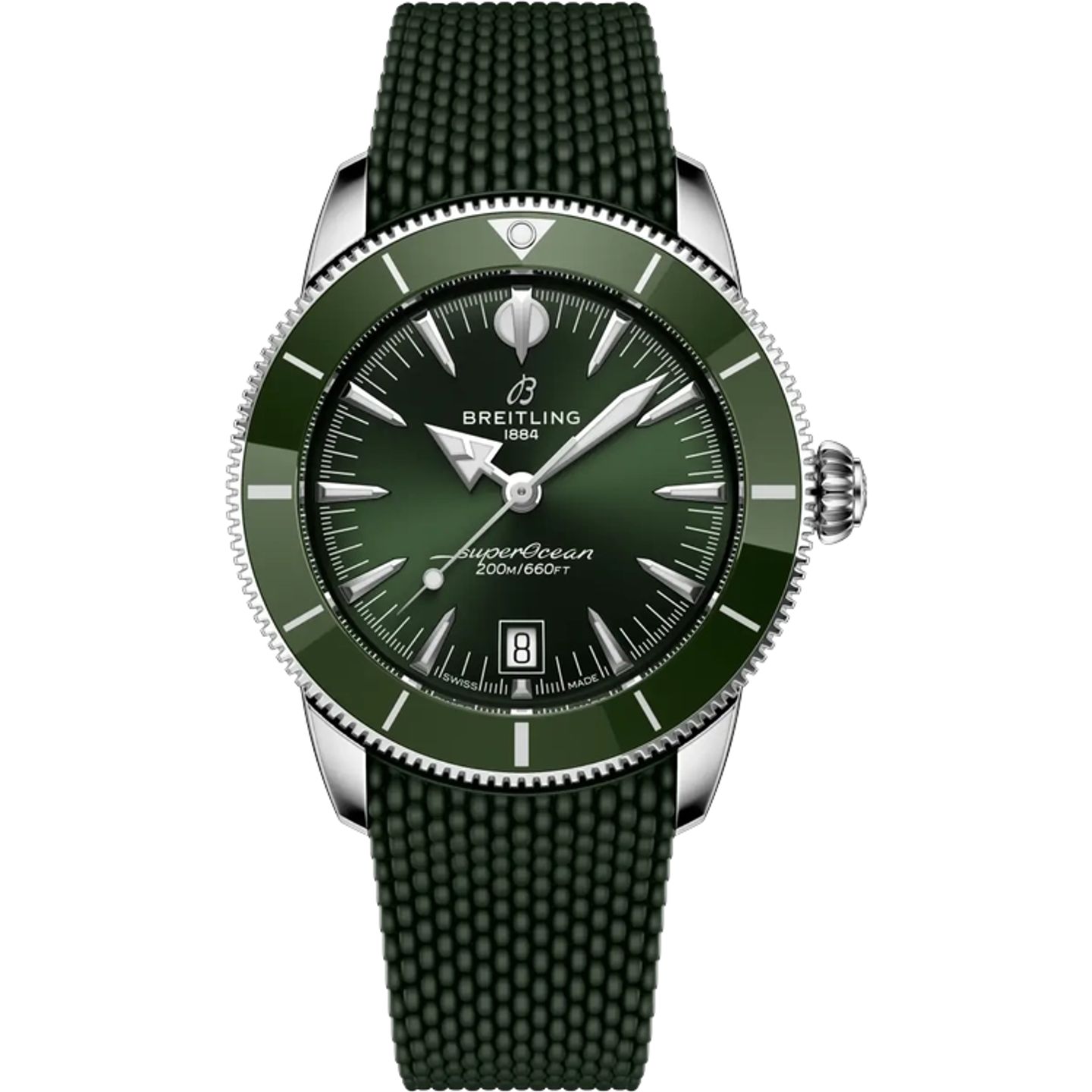 Breitling Superocean Heritage 42 AB3111361L1S1 (2025) - Groen wijzerplaat 42mm Staal (1/1)