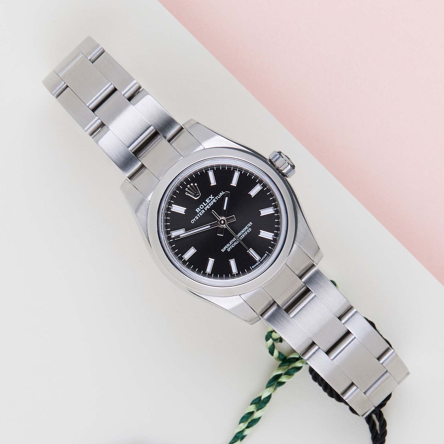Rolex Oyster Perpetual 26 176200 (2019) - 26mm Staal (1/8)