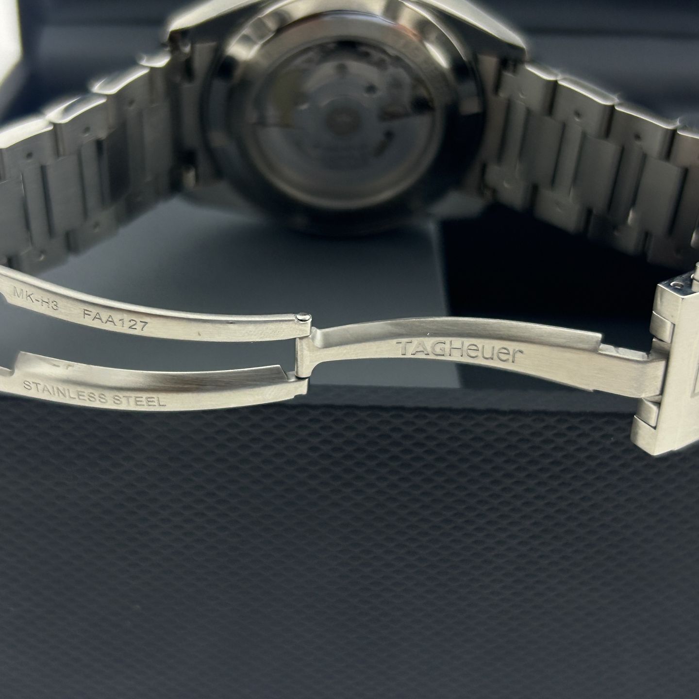 TAG Heuer Carrera Calibre 5 WBN2110.BA0639 (Unknown (random serial)) - Black dial 39 mm Steel case (7/8)