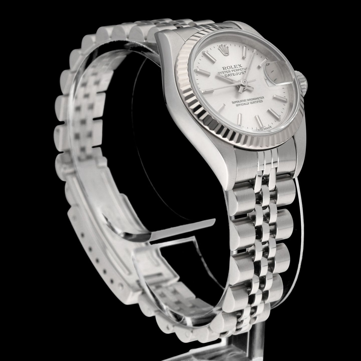 Rolex Lady-Datejust 79174 (1999) - Silver dial 26 mm Steel case (6/8)