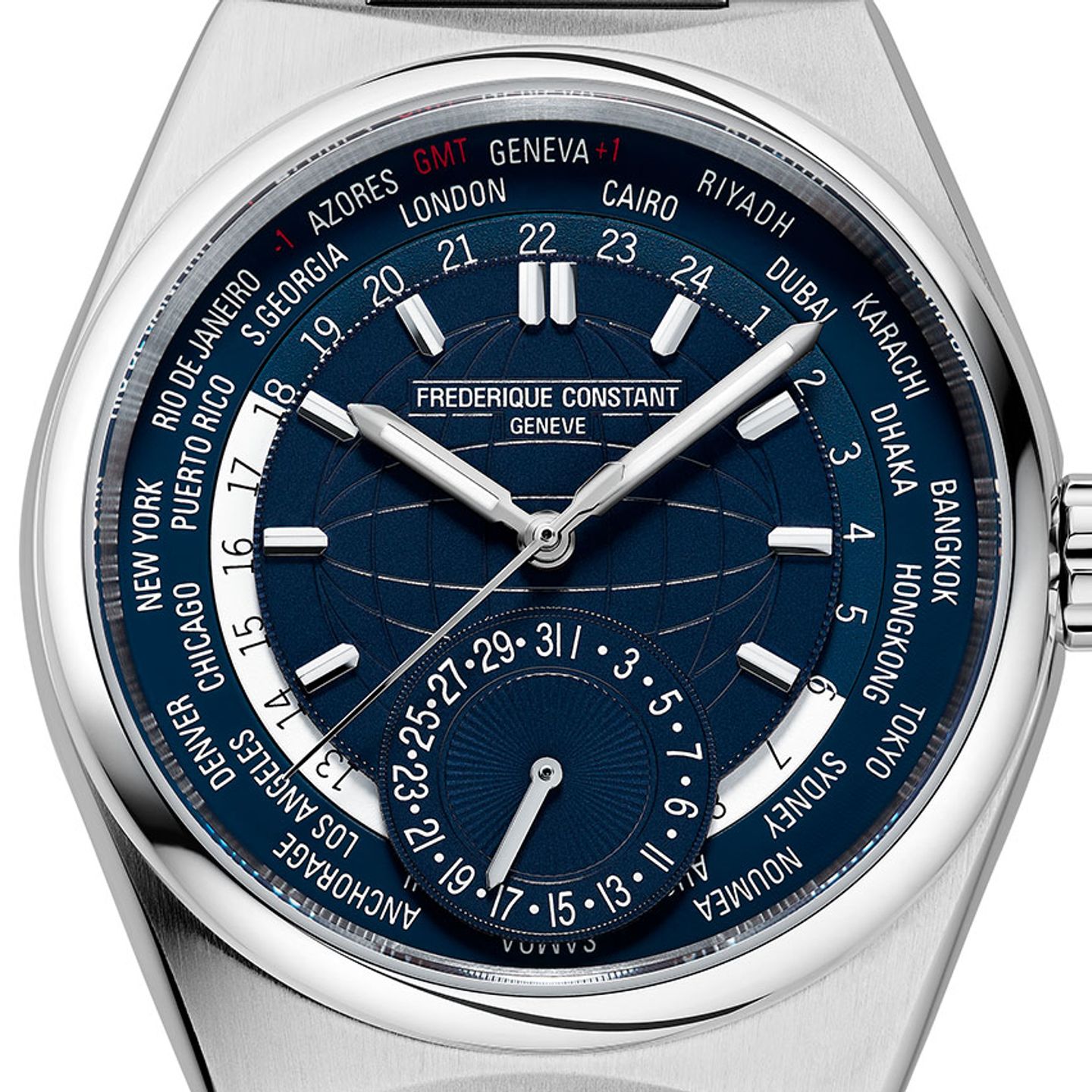 Frederique Constant Manufacture Worldtimer FC-718N4NH6B - (1/6)