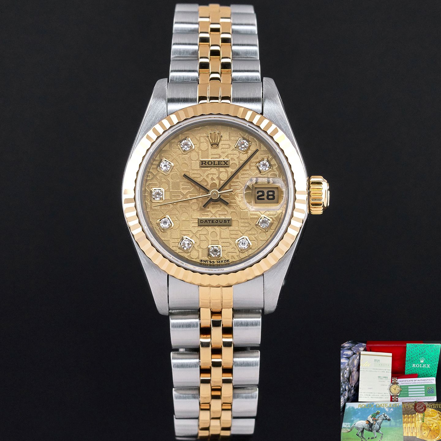 Rolex Lady-Datejust 69173 (1995) - 26 mm Gold/Steel case (1/7)