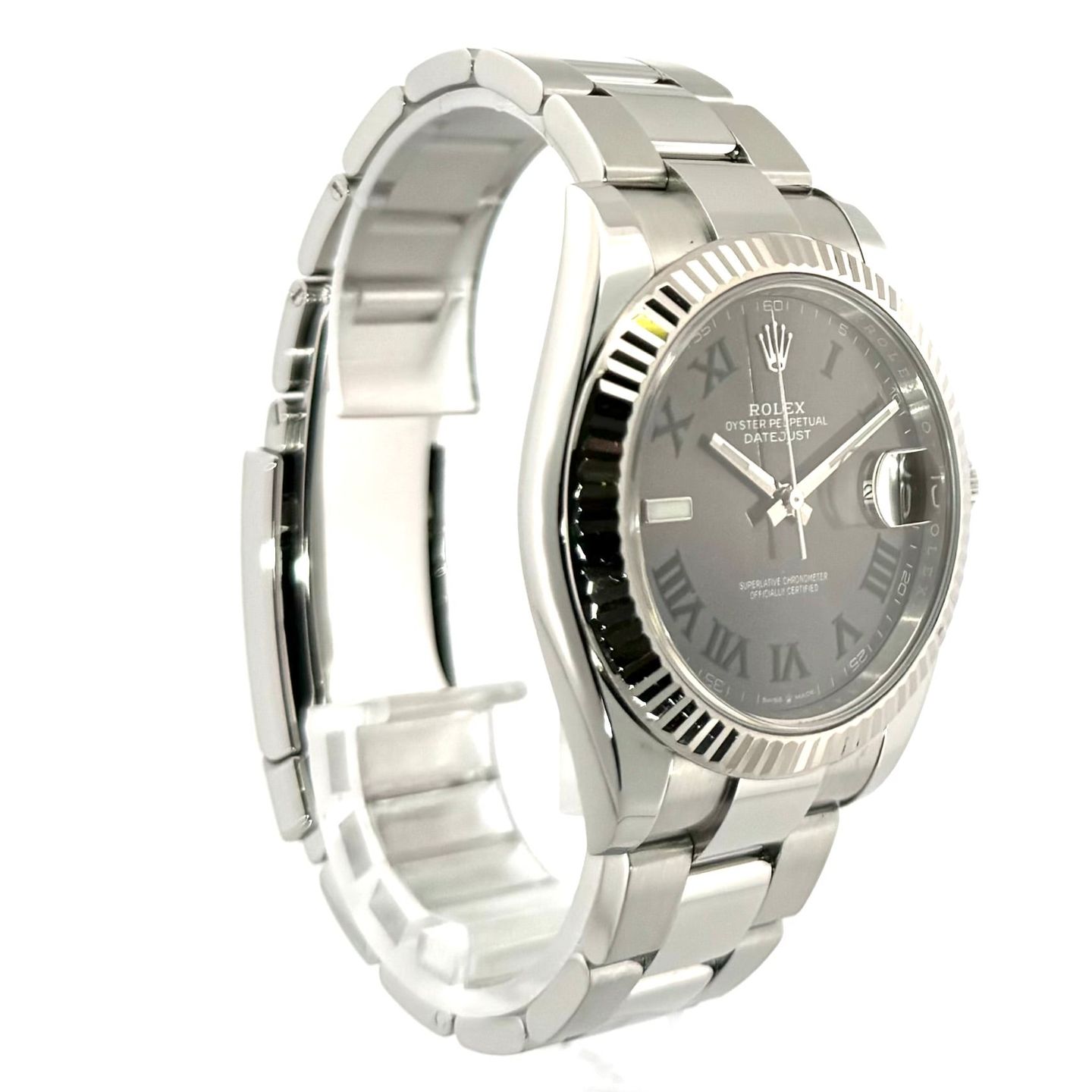 Rolex Datejust 41 126334 (2019) - Blauw wijzerplaat 41mm Staal (3/7)