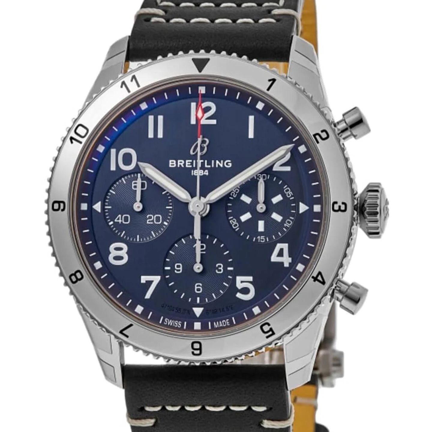 Breitling Classic AVI A233801A1C1X1 (2024) - Blauw wijzerplaat 42mm Staal (1/3)