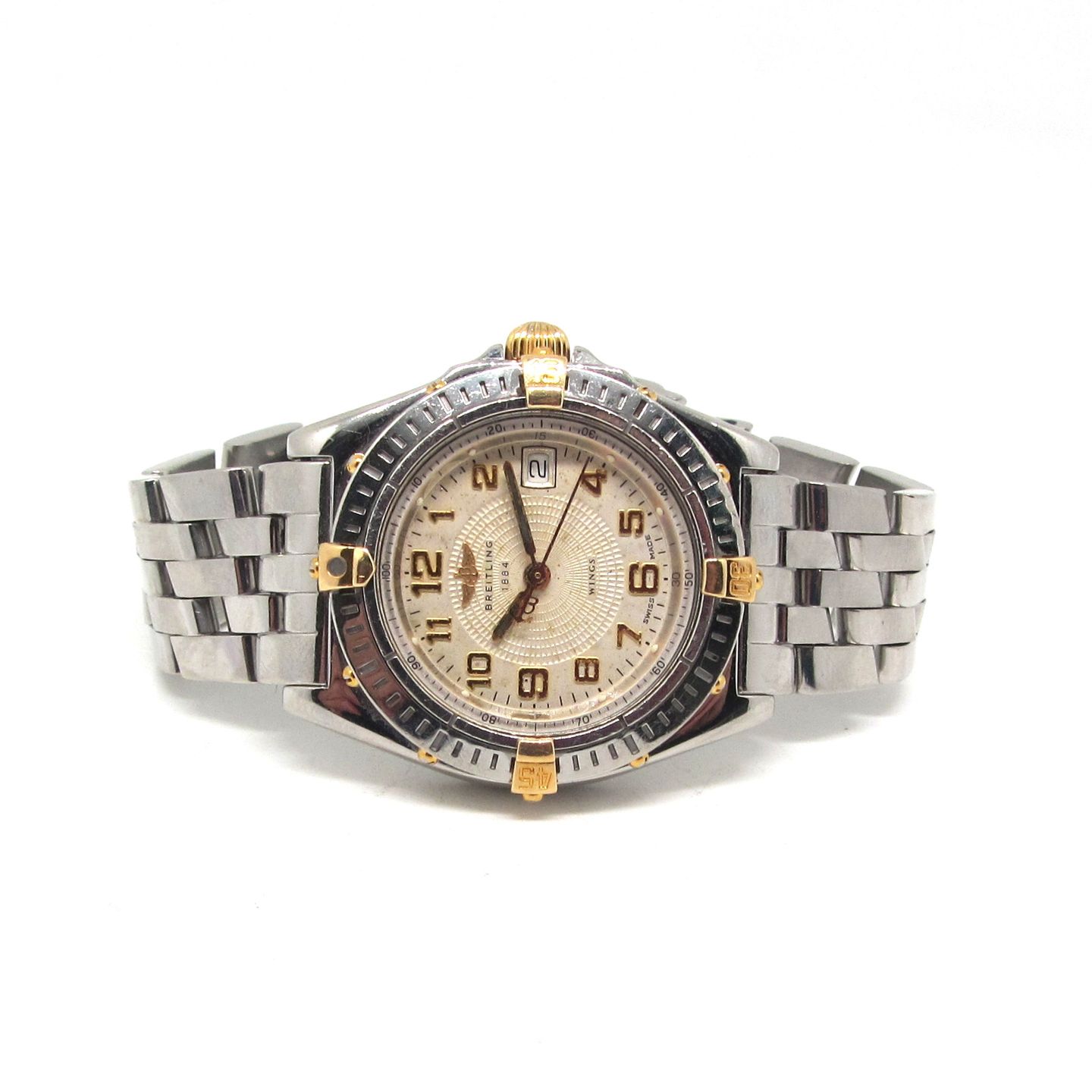 Breitling Wings Lady B67050 (Unknown (random serial)) - 31 mm Gold/Steel case (2/5)