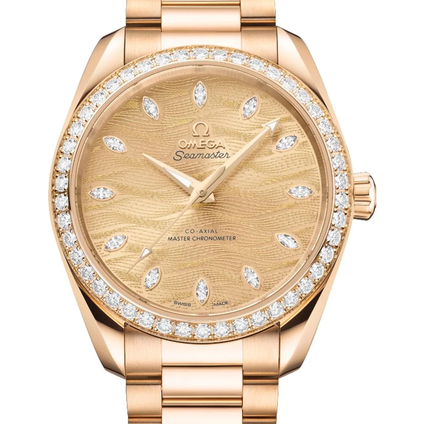 Omega Seamaster Aqua Terra 220.55.38.20.99.002 (2026) - Champagne wijzerplaat 34mm Geelgoud (1/1)