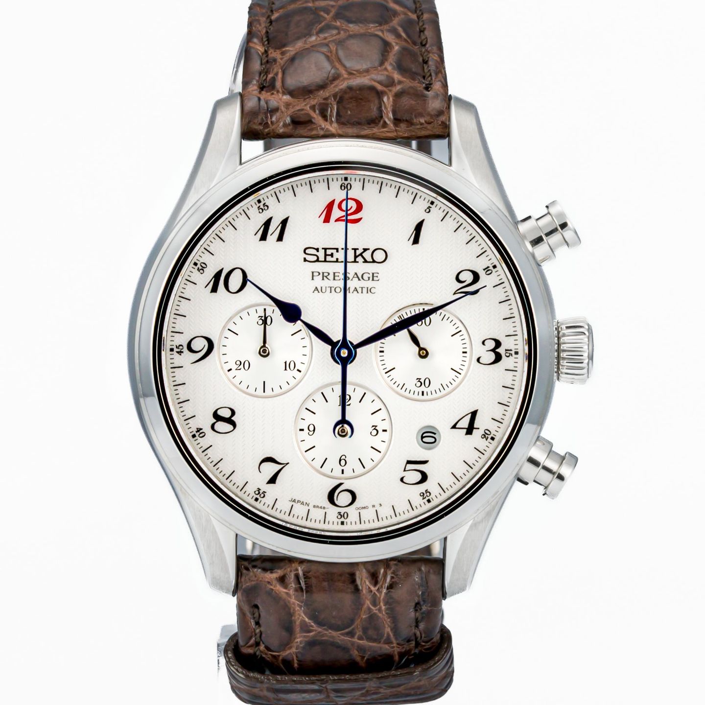 Seiko Chronograph SRQ025J1 (Onbekend (willekeurig serienummer)) - 42mm Staal (1/5)