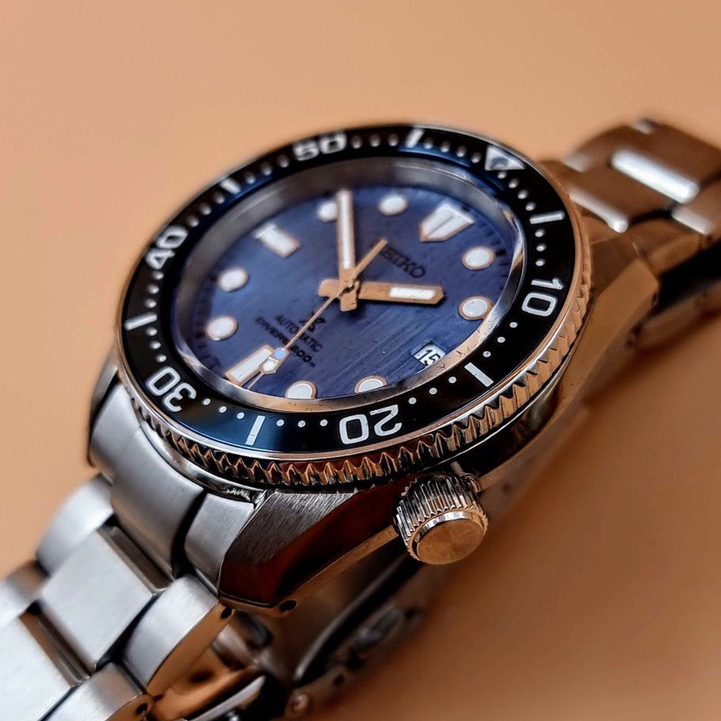 Seiko Prospex SPB299J1 (2025) - Blauw wijzerplaat 42mm Staal (3/8)