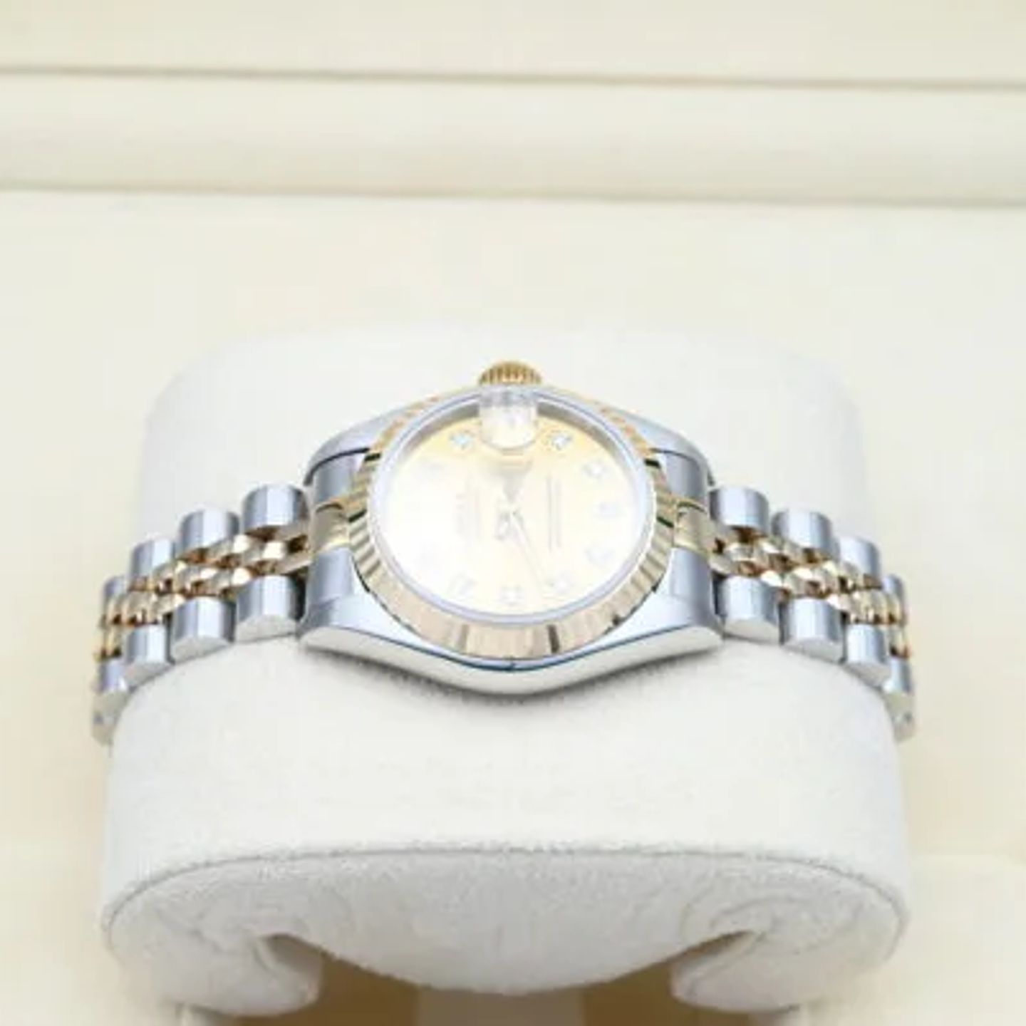 Rolex Lady-Datejust 69173 (1996) - Champagne dial 26 mm Gold/Steel case (3/7)