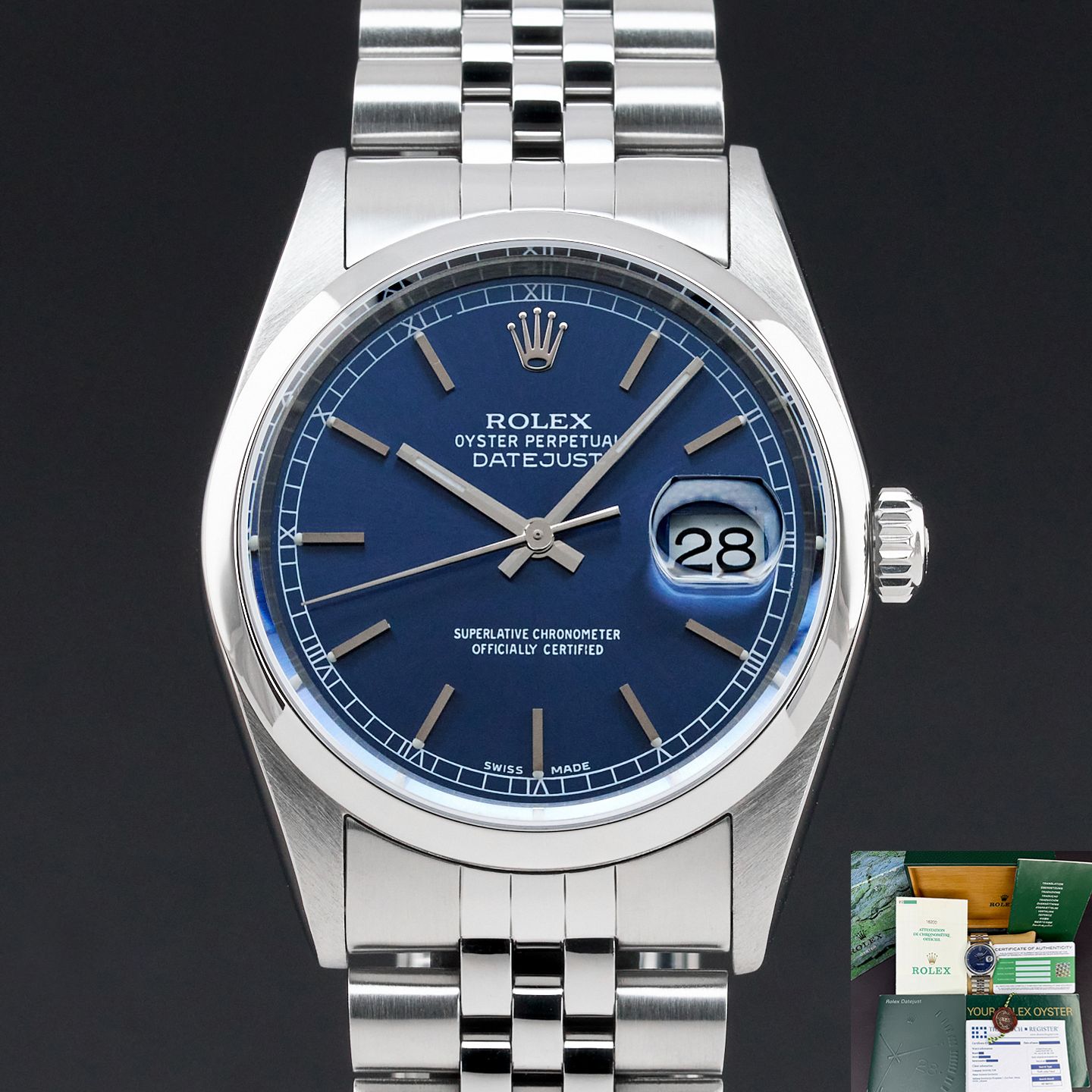 Rolex Datejust 36 16200 - (1/8)