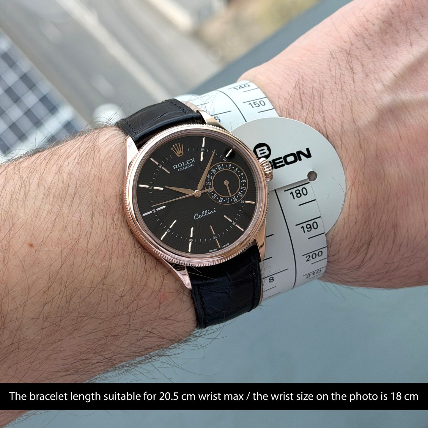 Rolex Cellini Date 50515 (2016) - 39mm Roségoud (2/8)