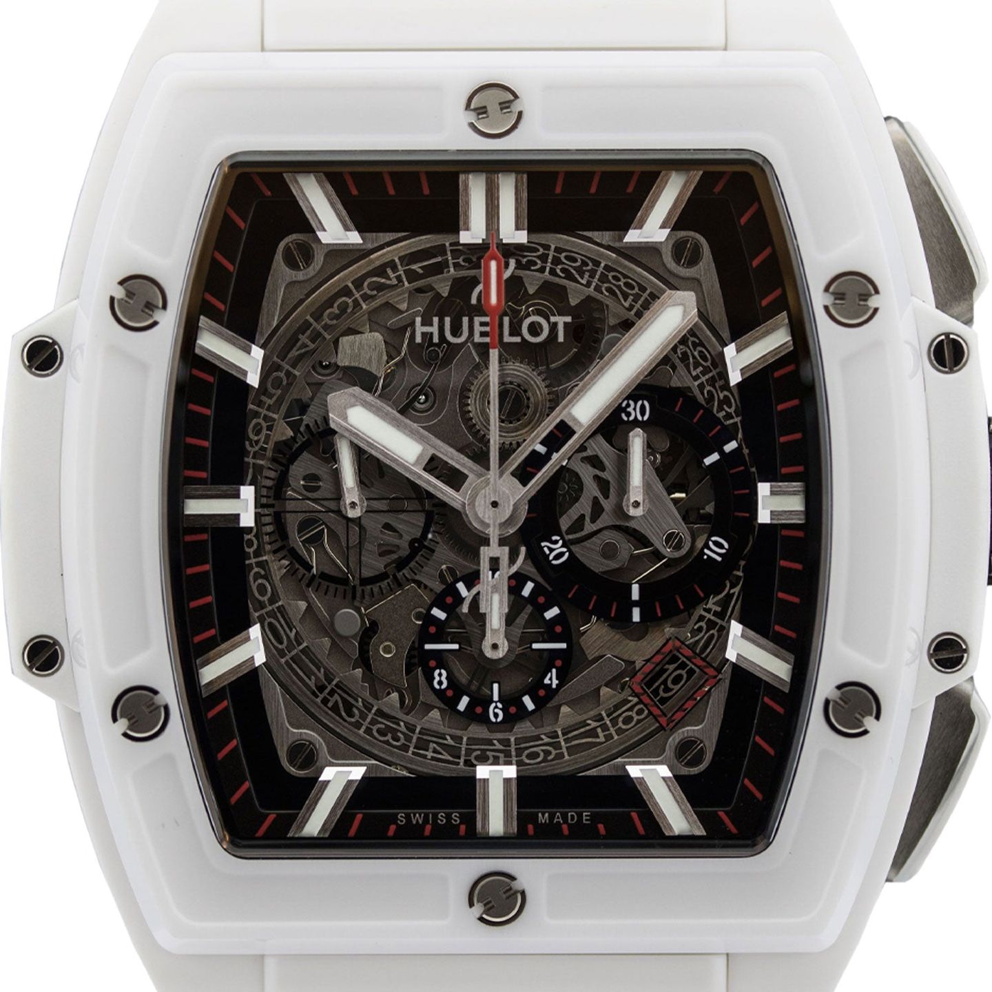 Hublot Spirit of Big Bang 601.HX.0173.LR (2016) - Transparent dial 45 mm Ceramic case (2/7)