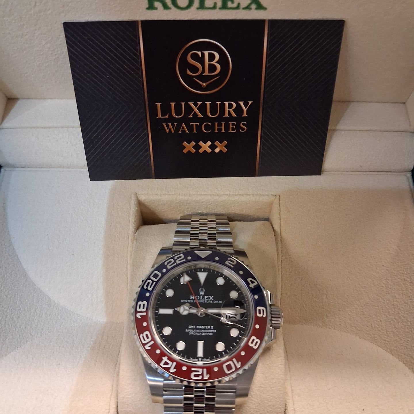 Rolex GMT-Master II 126710BLRO (2025) - Zwart wijzerplaat 40mm Staal (5/5)