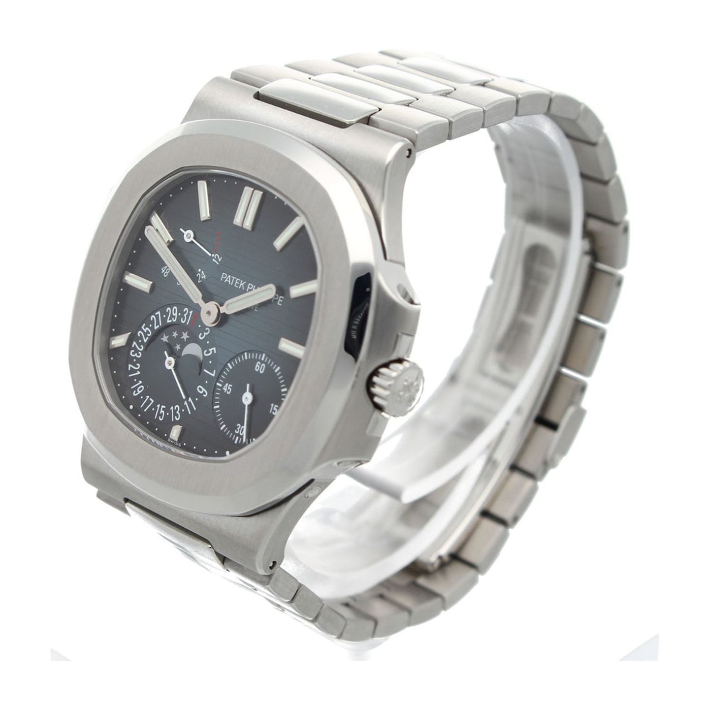 Patek Philippe Nautilus 5712/1A-001 (2023) - Blue dial 40 mm Steel case (2/7)