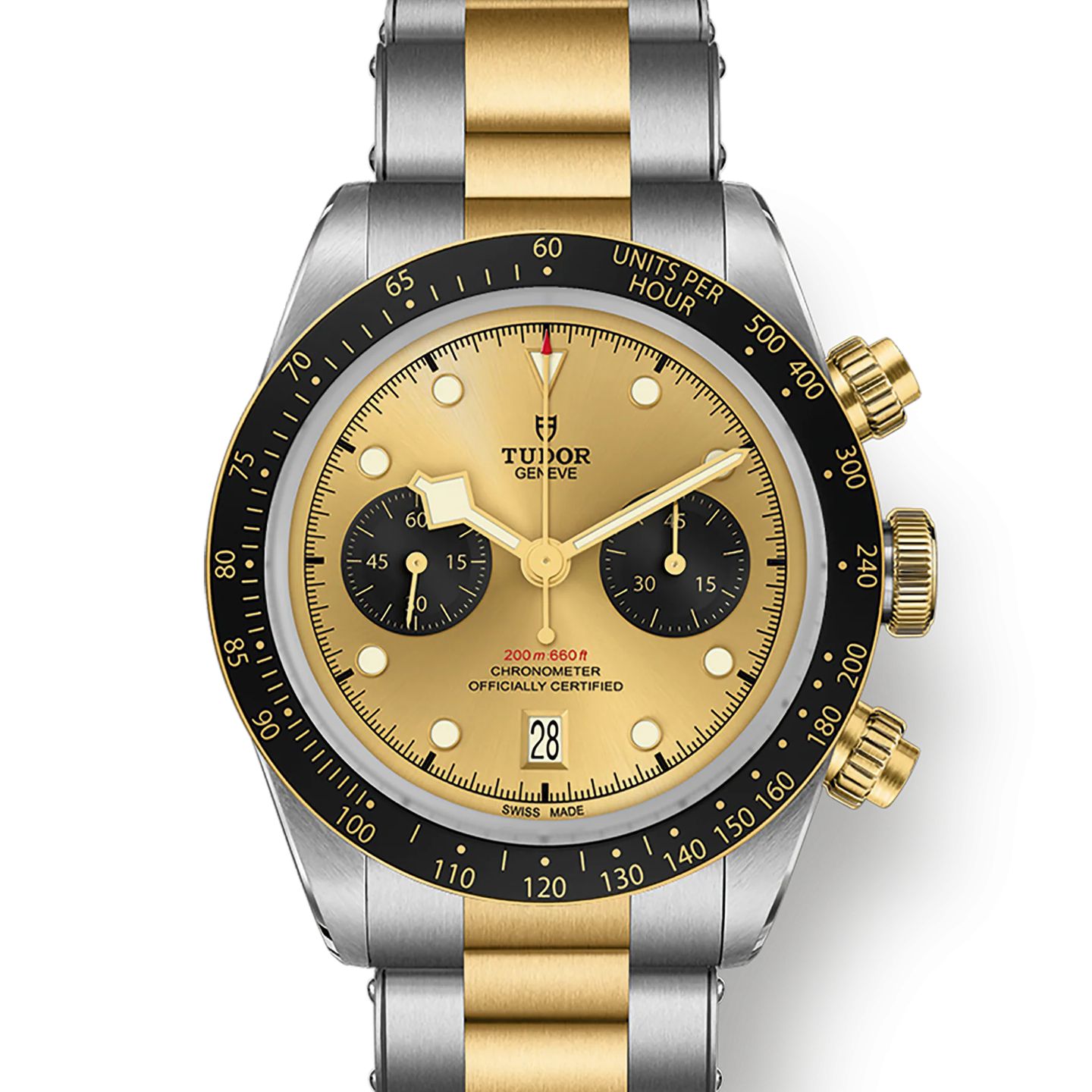 Tudor Black Bay Chrono 79363N-0007 (2023) - Champagne wijzerplaat 41mm Goud/Staal (1/8)