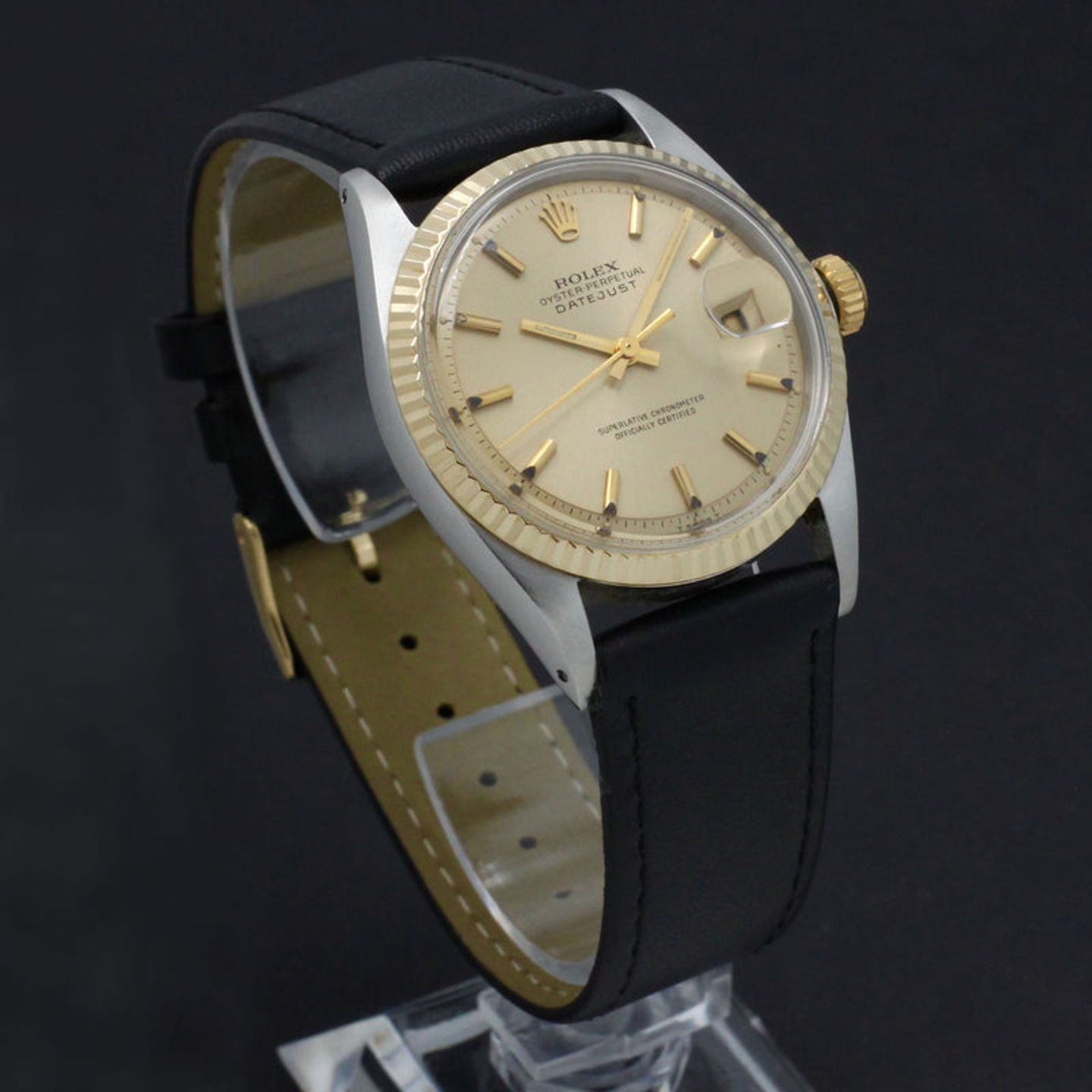 Rolex Datejust 1601/3 (1969) - Gold dial 36 mm Gold/Steel case (5/7)