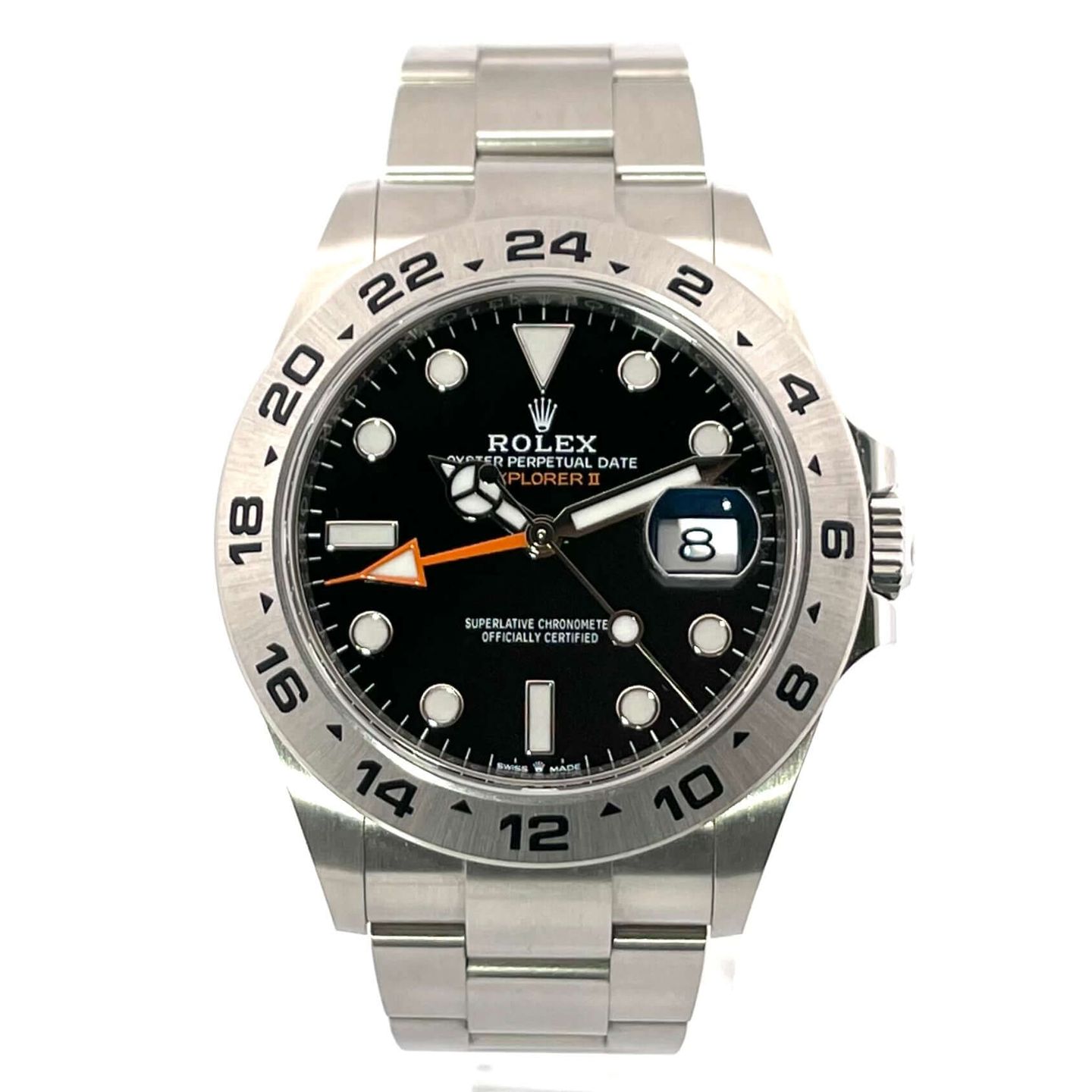 Rolex Explorer II 226570 (2025) - Black dial 42 mm Steel case (2/8)
