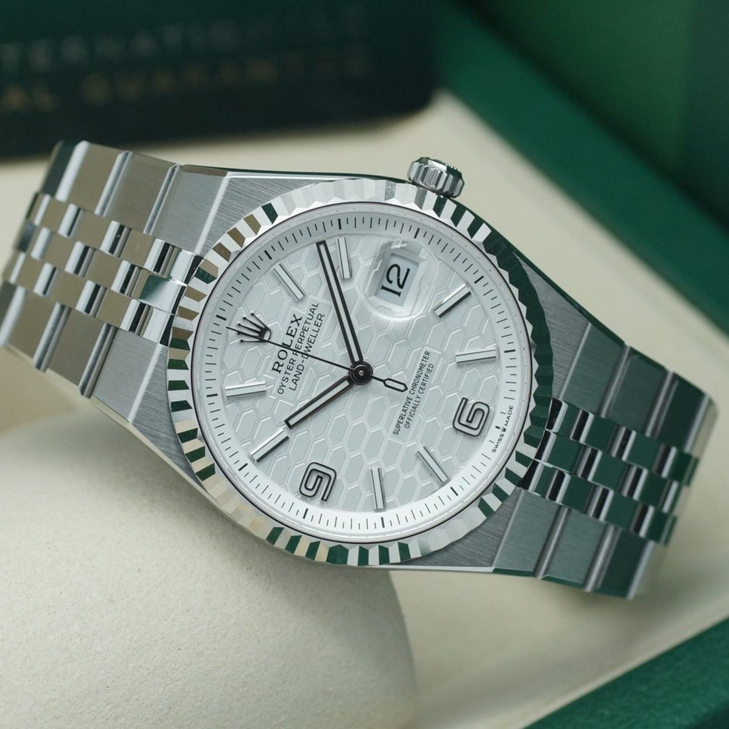 Rolex Land-Dweller 36 127234 (2026) - White dial 36 mm Steel case (1/8)
