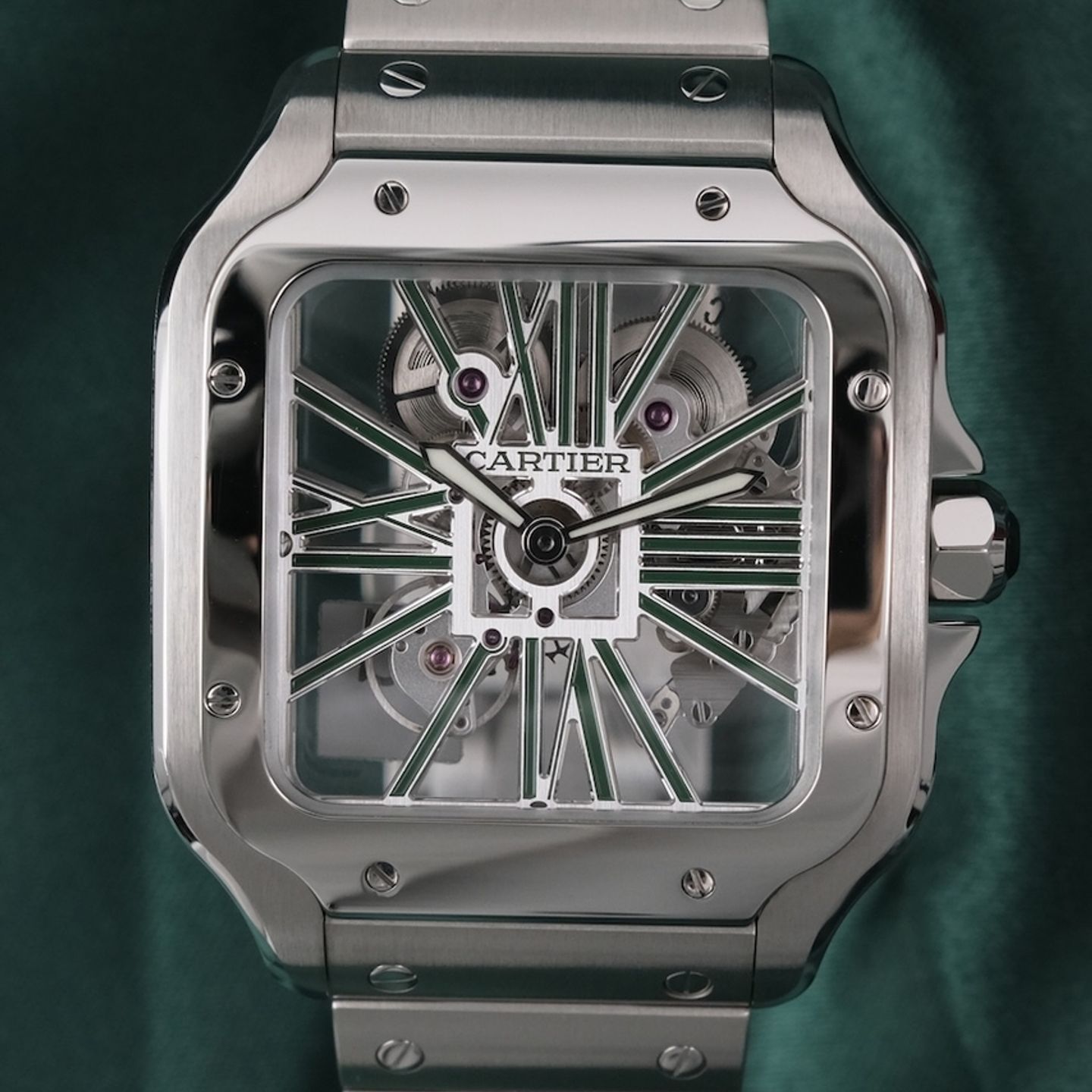 Cartier Santos WHSA0028 (2023) - 48mm Staal (5/8)
