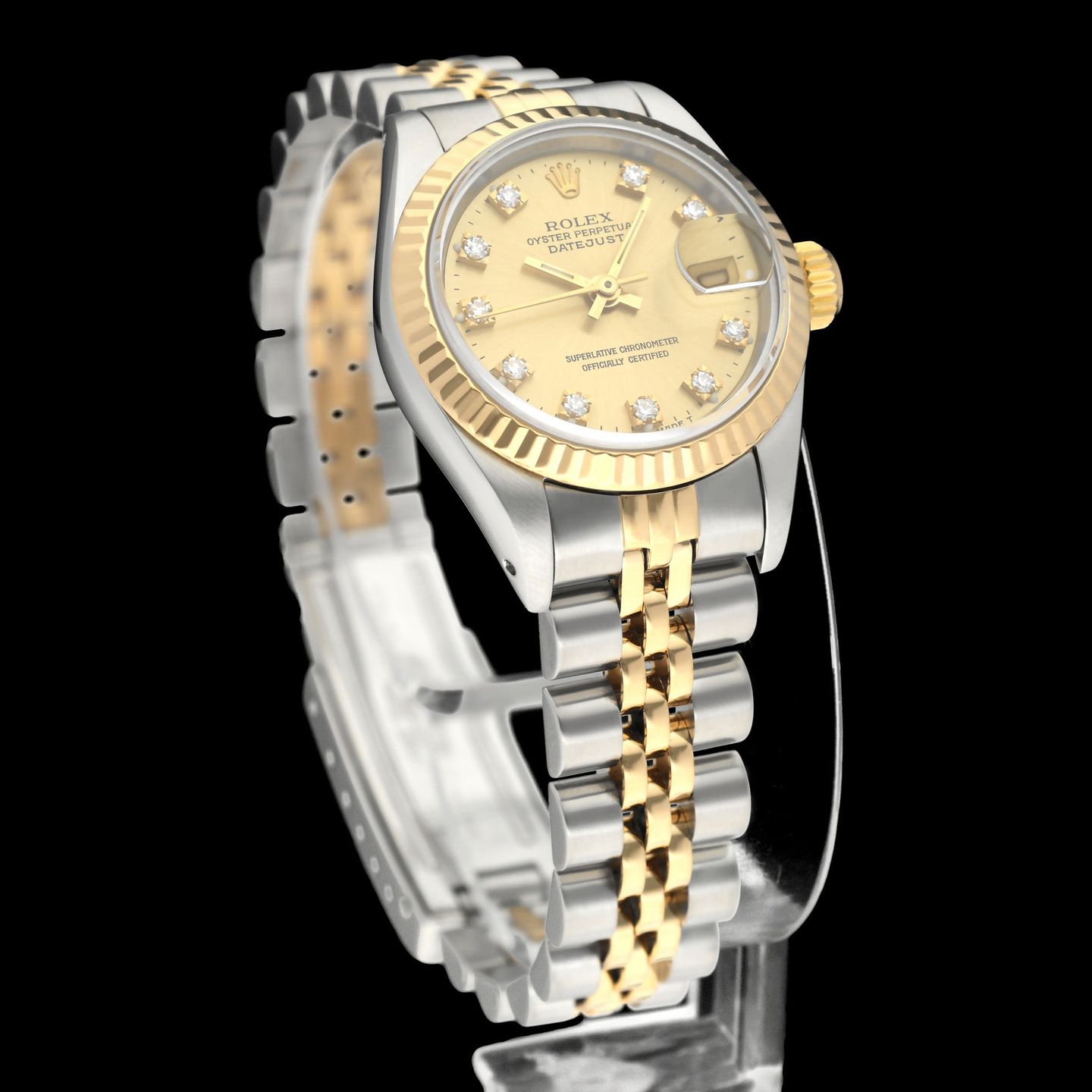 Rolex Lady-Datejust 69173G (1991) - 26mm Goud/Staal (4/8)