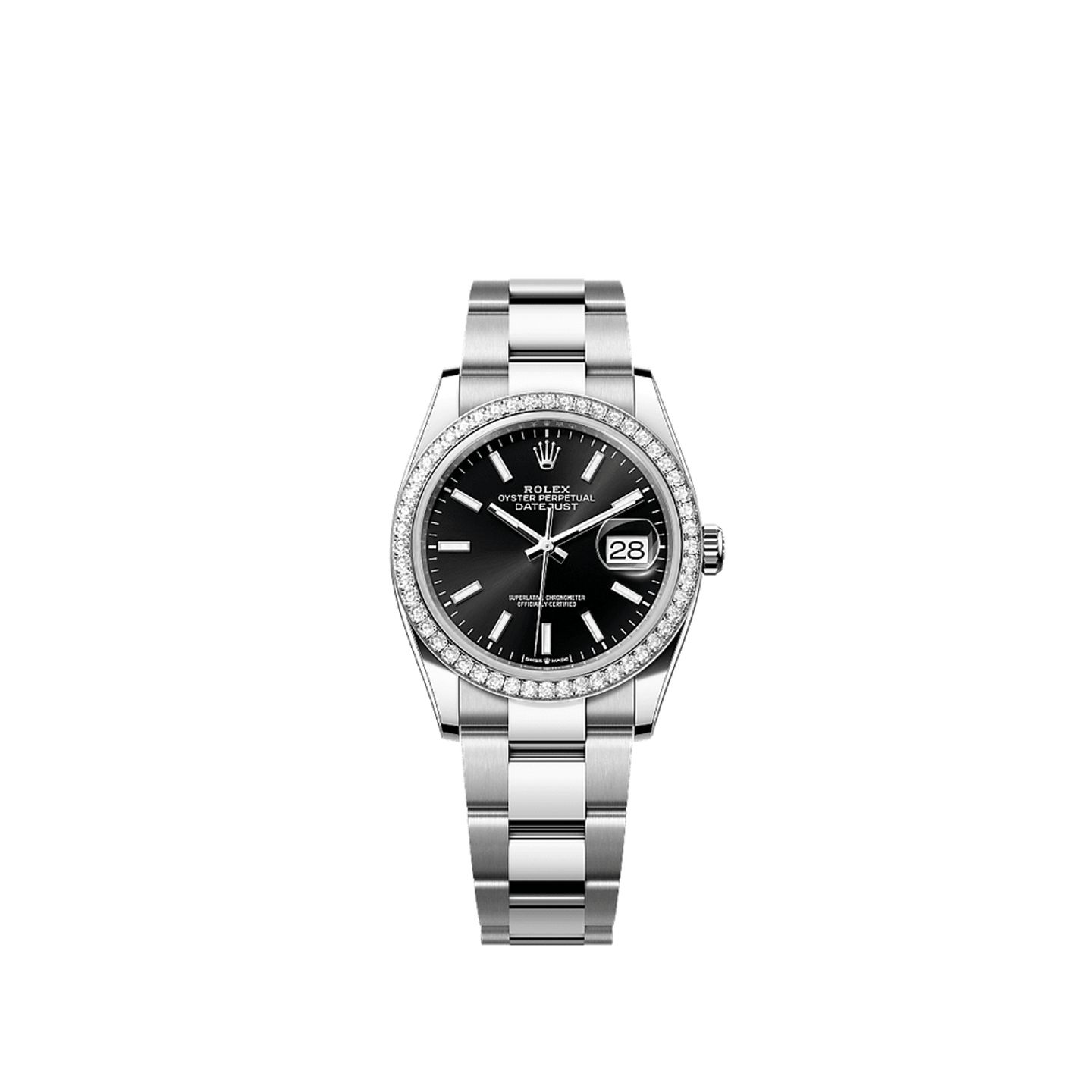 Rolex Datejust 36 126284RBR (2025) - Zwart wijzerplaat 36mm Staal (1/1)