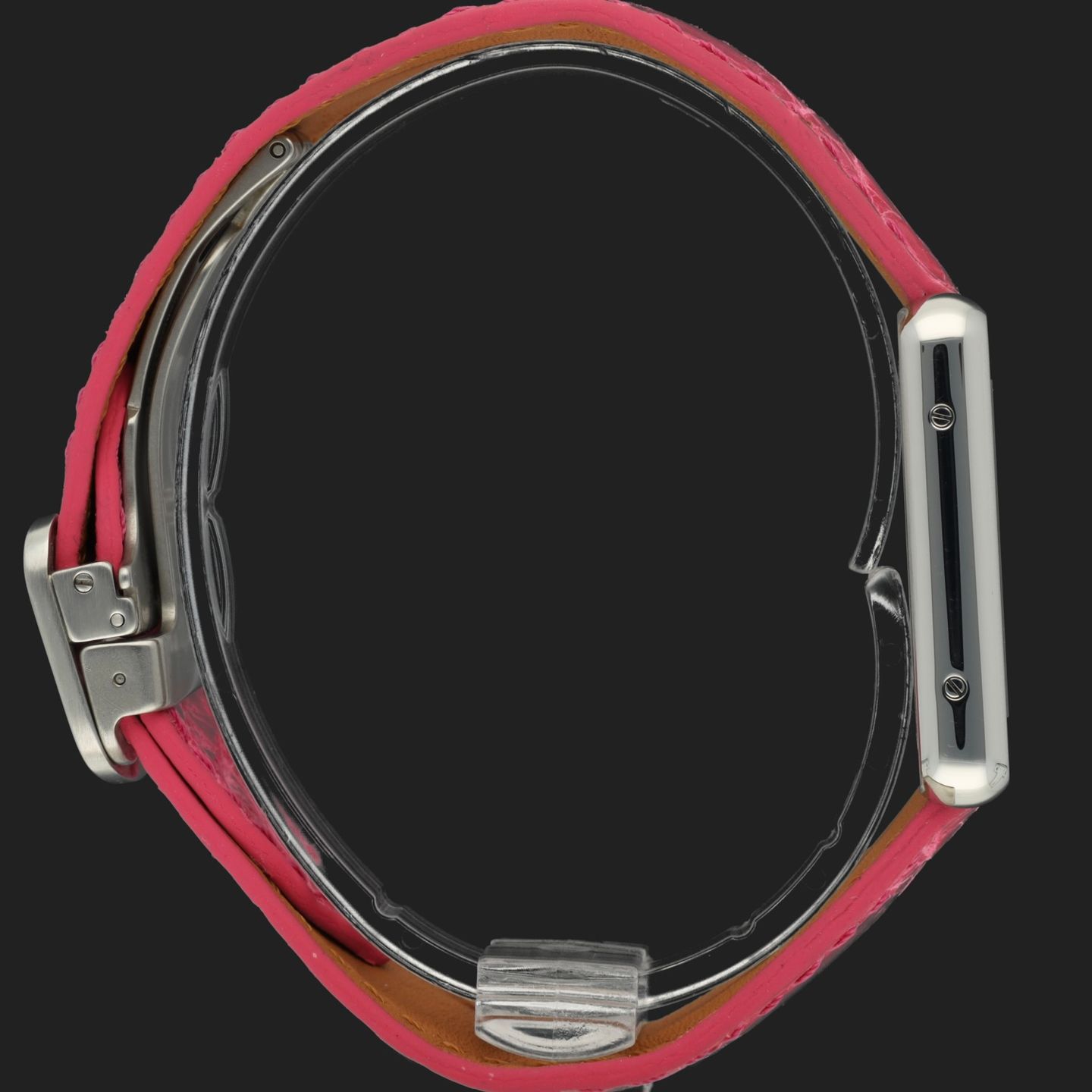 Cartier Tank Solo W5200000 (2015) - Pink dial 31 mm Steel case (5/8)