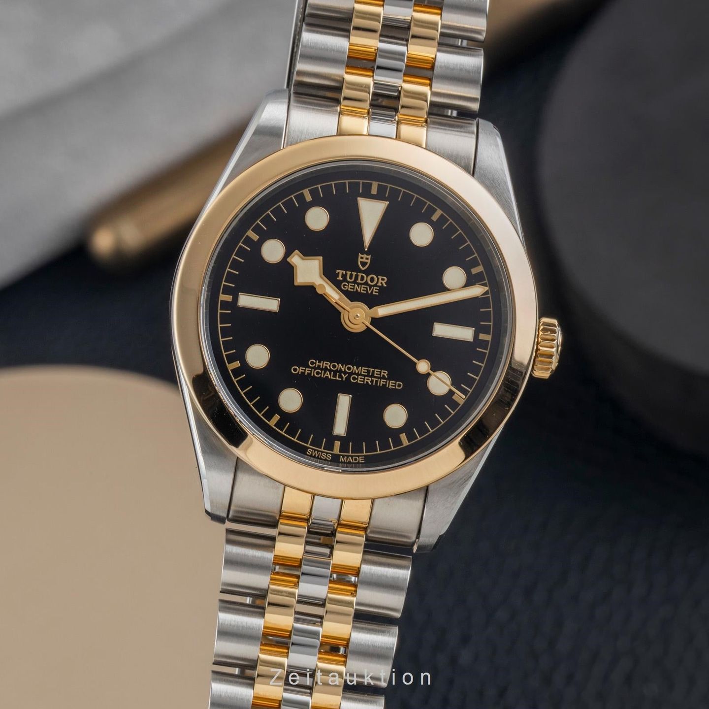 Tudor Black Bay S&G 79643 (Onbekend (willekeurig serienummer)) - Zwart wijzerplaat 36mm Staal (1/8)