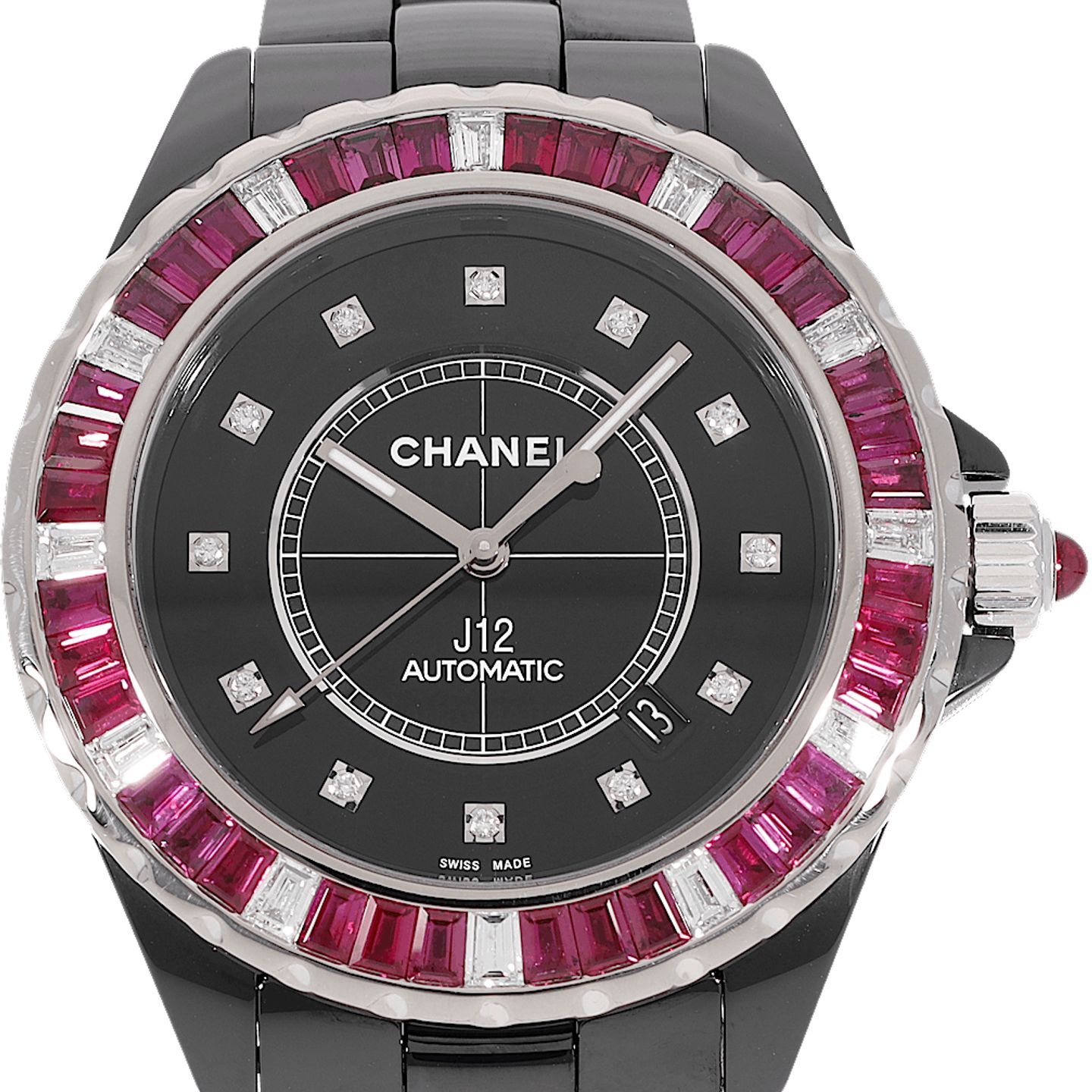 Chanel J12 H2018 (Unknown (random serial)) - Black dial 42 mm Ceramic case (1/5)