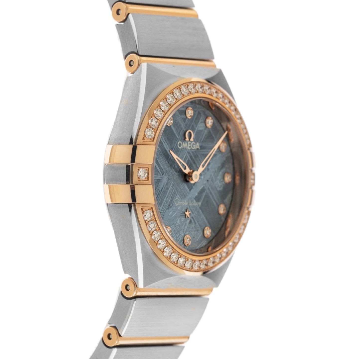 Omega Constellation Ladies 131.25.28.60.99.001 (2026) - Blue dial 28 mm Gold/Steel case (5/7)