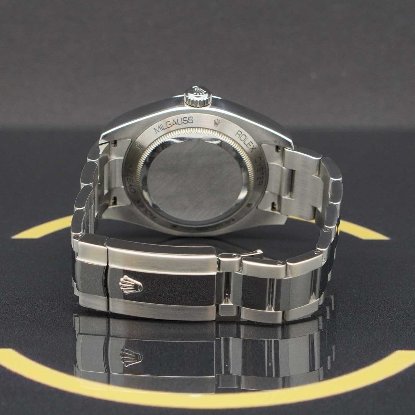 Rolex Milgauss 116400 (2009) - Zwart wijzerplaat 40mm Staal (7/7)