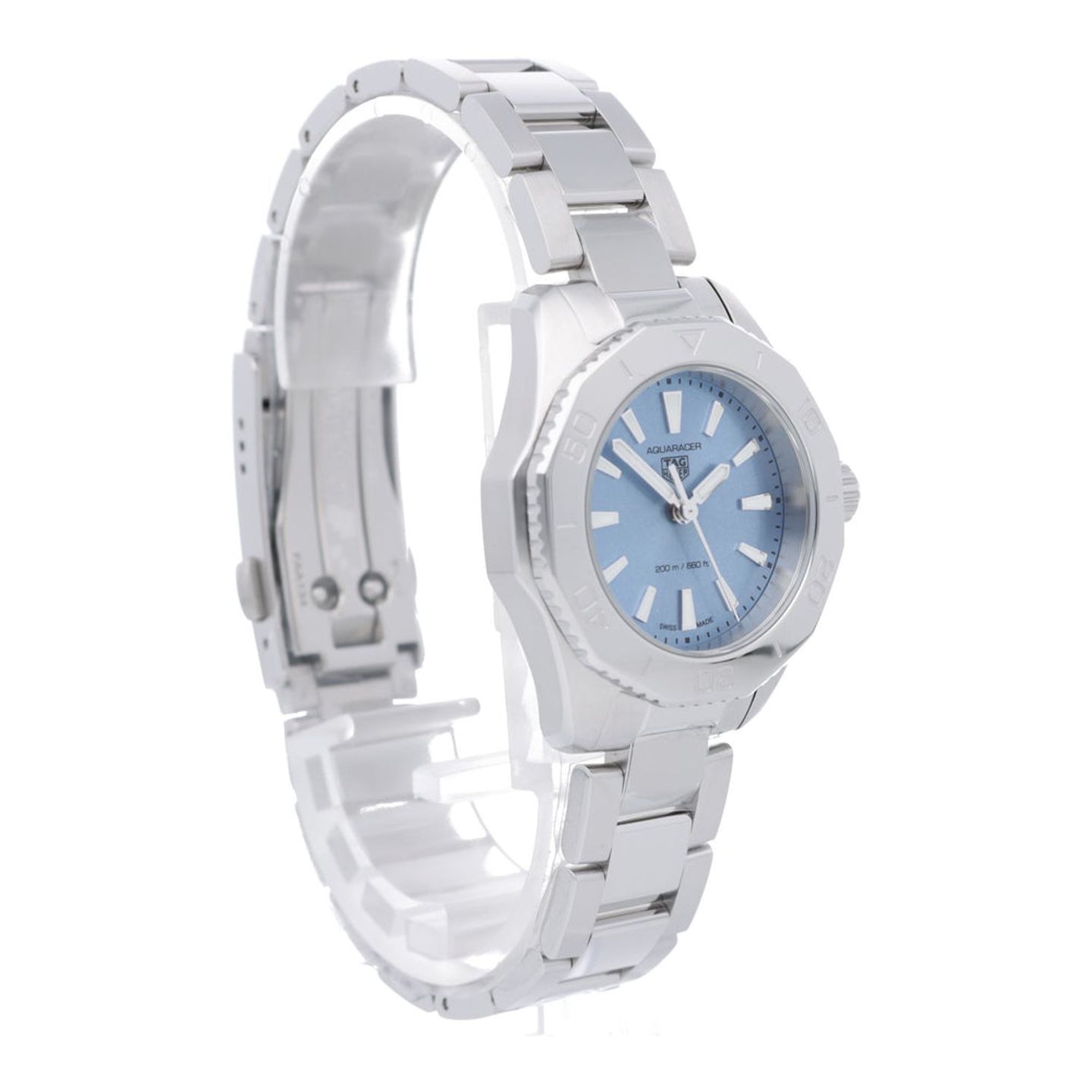 TAG Heuer Aquaracer Lady WBP1415.BA0622 (2024) - Blue dial 30 mm Steel case (7/7)