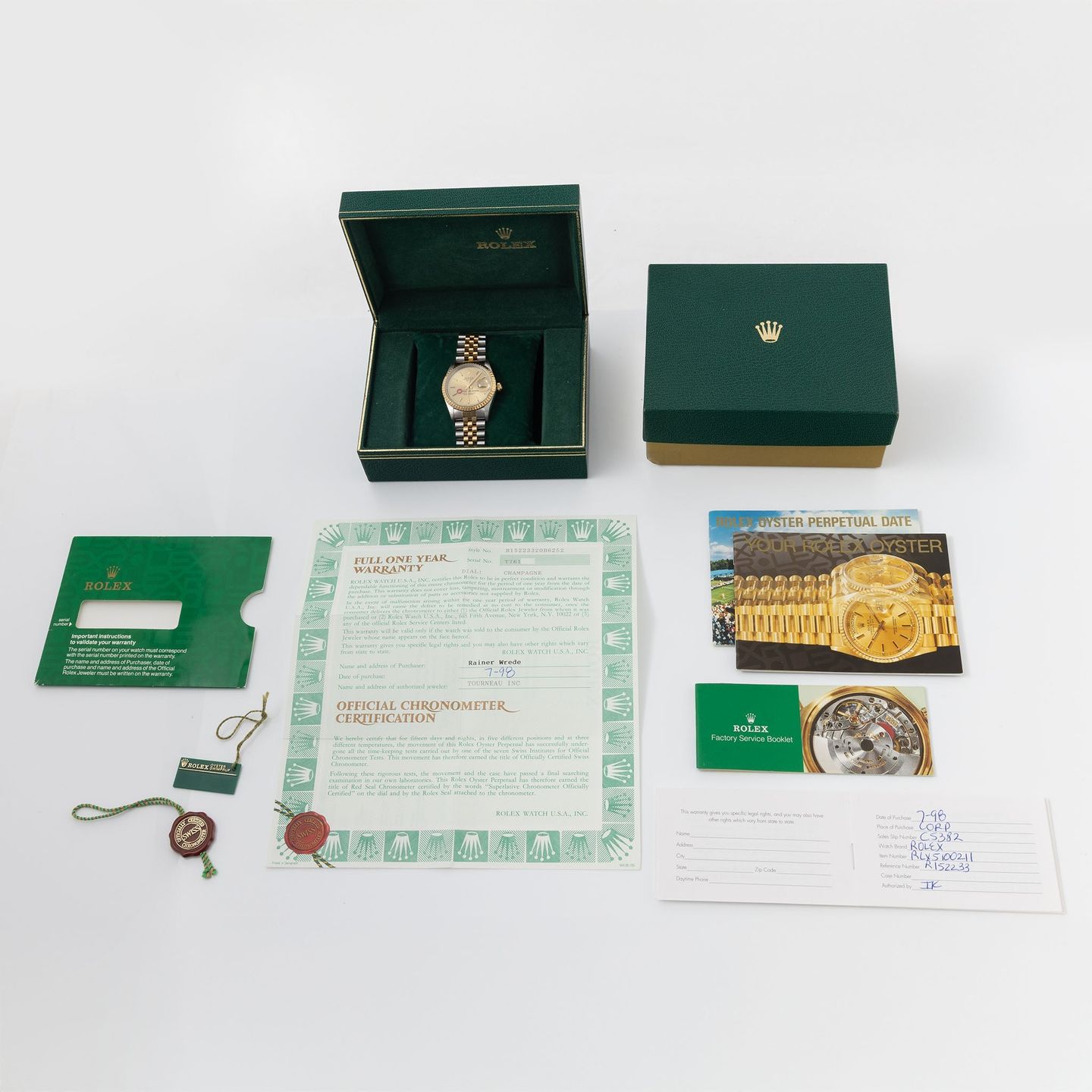 Rolex Oyster Perpetual Date 15223 - (2/8)