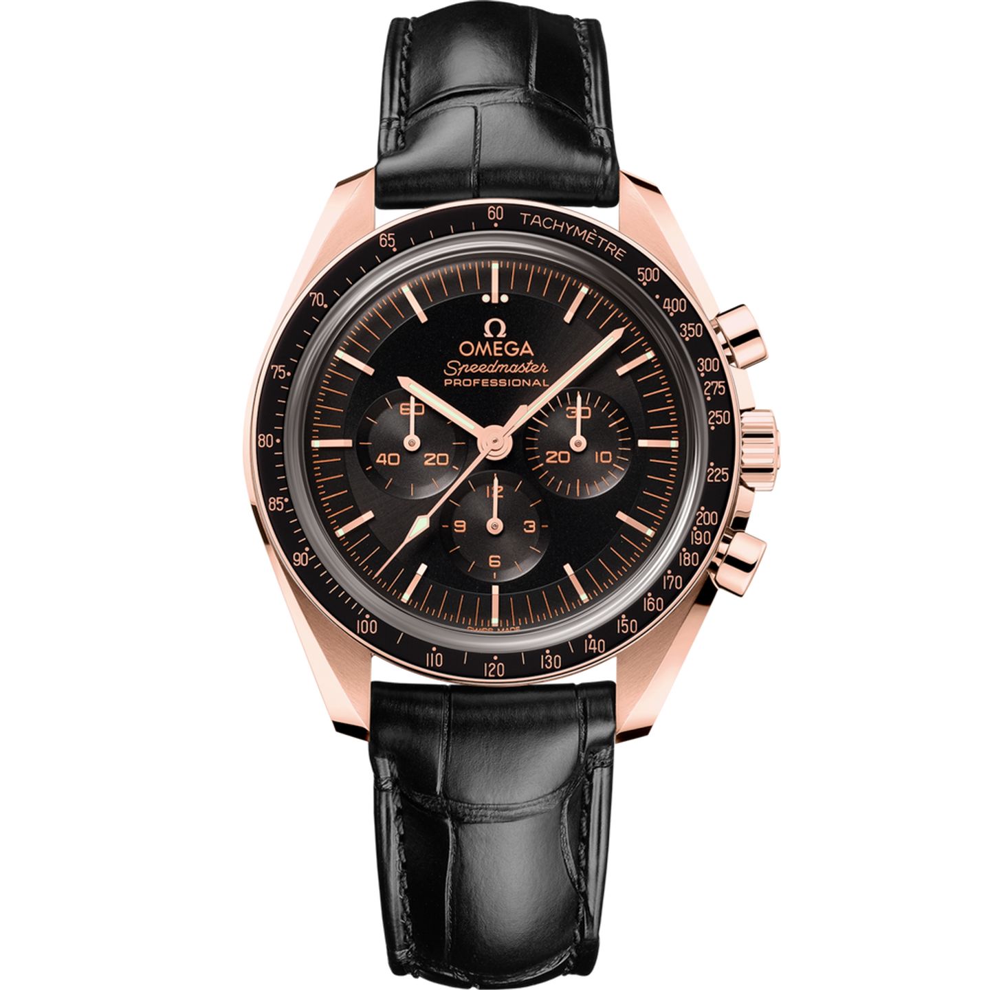 Omega Speedmaster Professional Moonwatch 310.63.42.50.01.001 (2025) - Black dial 42 mm Rose Gold case (1/1)