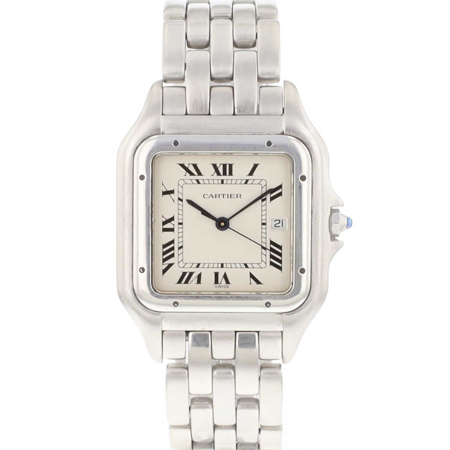 Cartier Panthère 1300 (Unknown (random serial)) - White dial 29 mm Steel case (1/5)