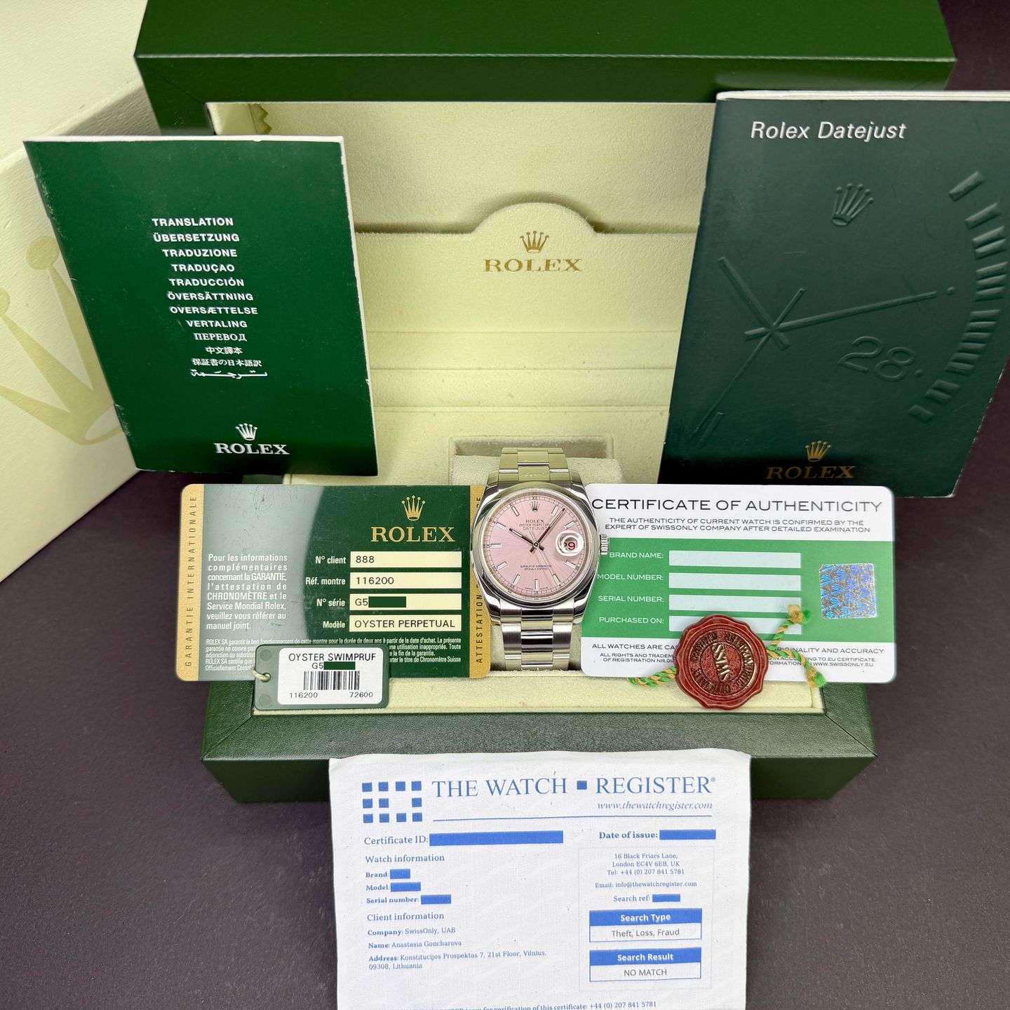 Rolex Datejust 36 116200 (2010) - 36 mm Steel case (3/8)