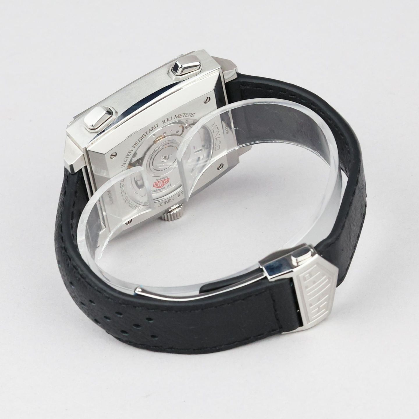 TAG Heuer Monaco Calibre 11 CAW211P (2025) - Blauw wijzerplaat 39mm Staal (6/8)