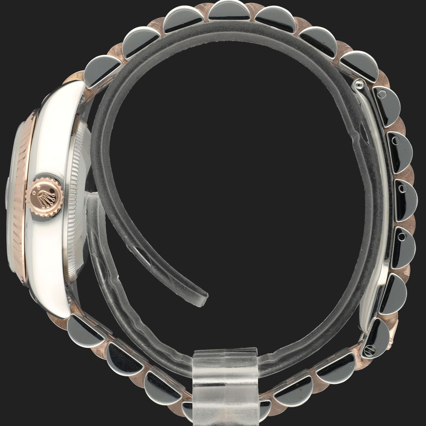 Rolex Lady-Datejust 179171 (2017) - Pearl dial 26 mm Gold/Steel case (7/8)