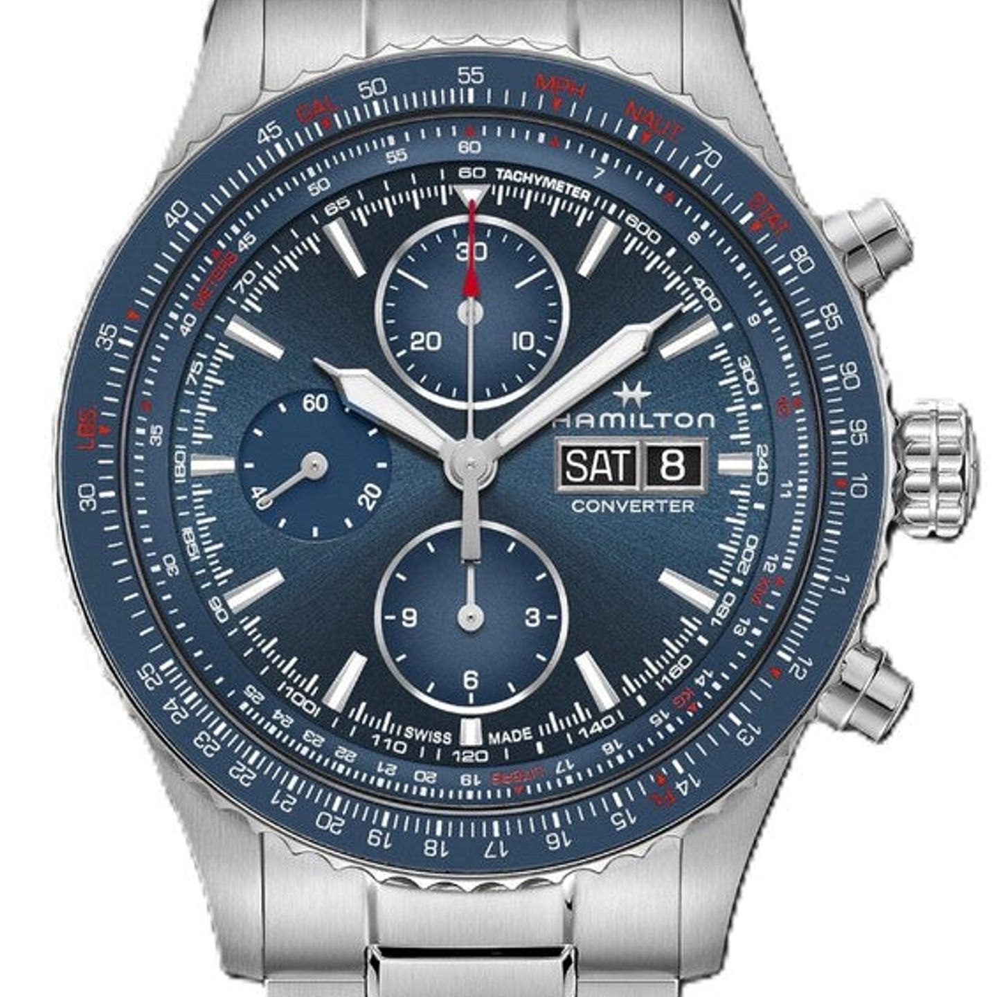Hamilton Khaki Aviation H76746140 (2025) - Blauw wijzerplaat 44mm Staal (1/1)